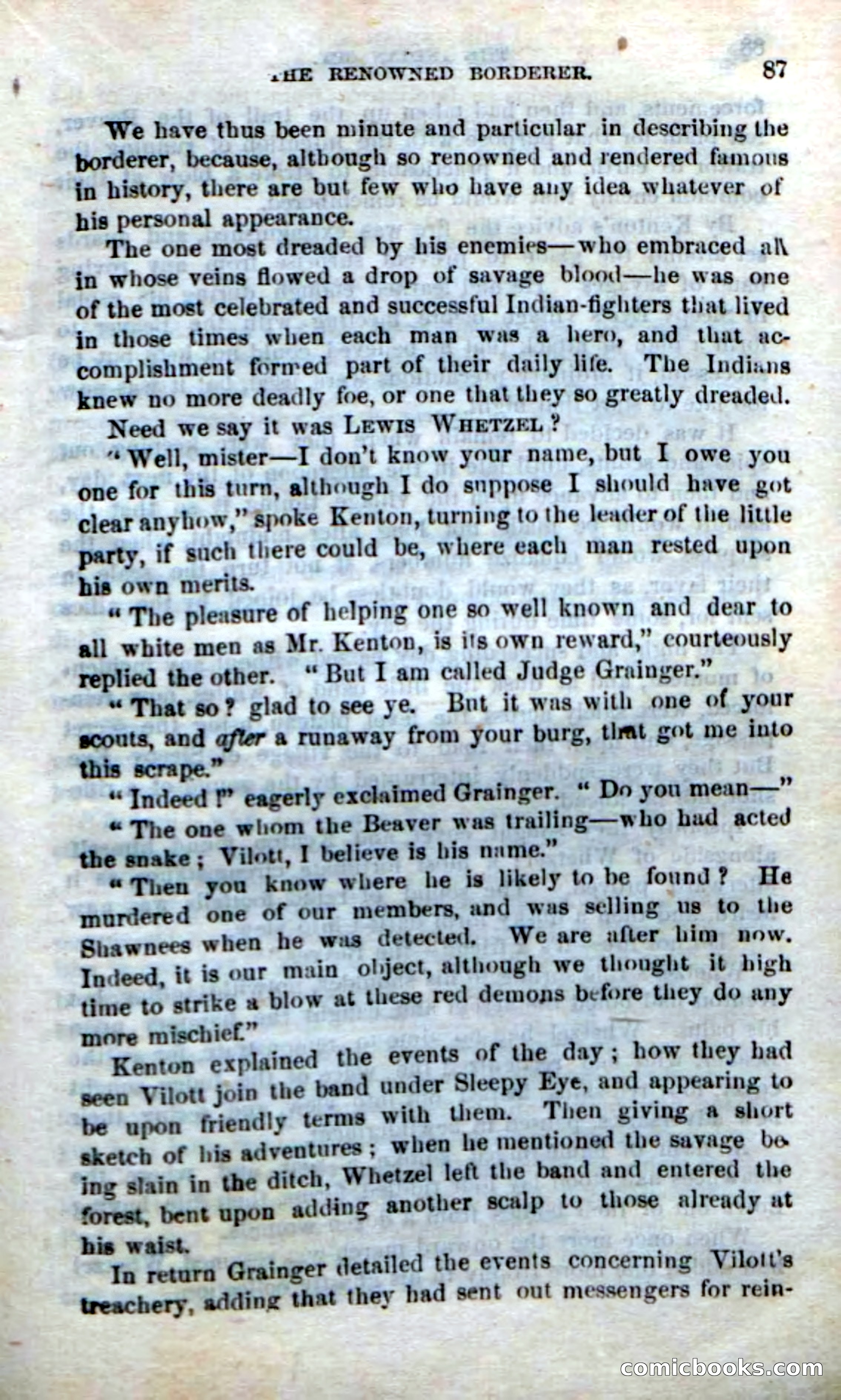 Beadle's Dime Novels No. 218: The Indian Spy — page 85 of 100