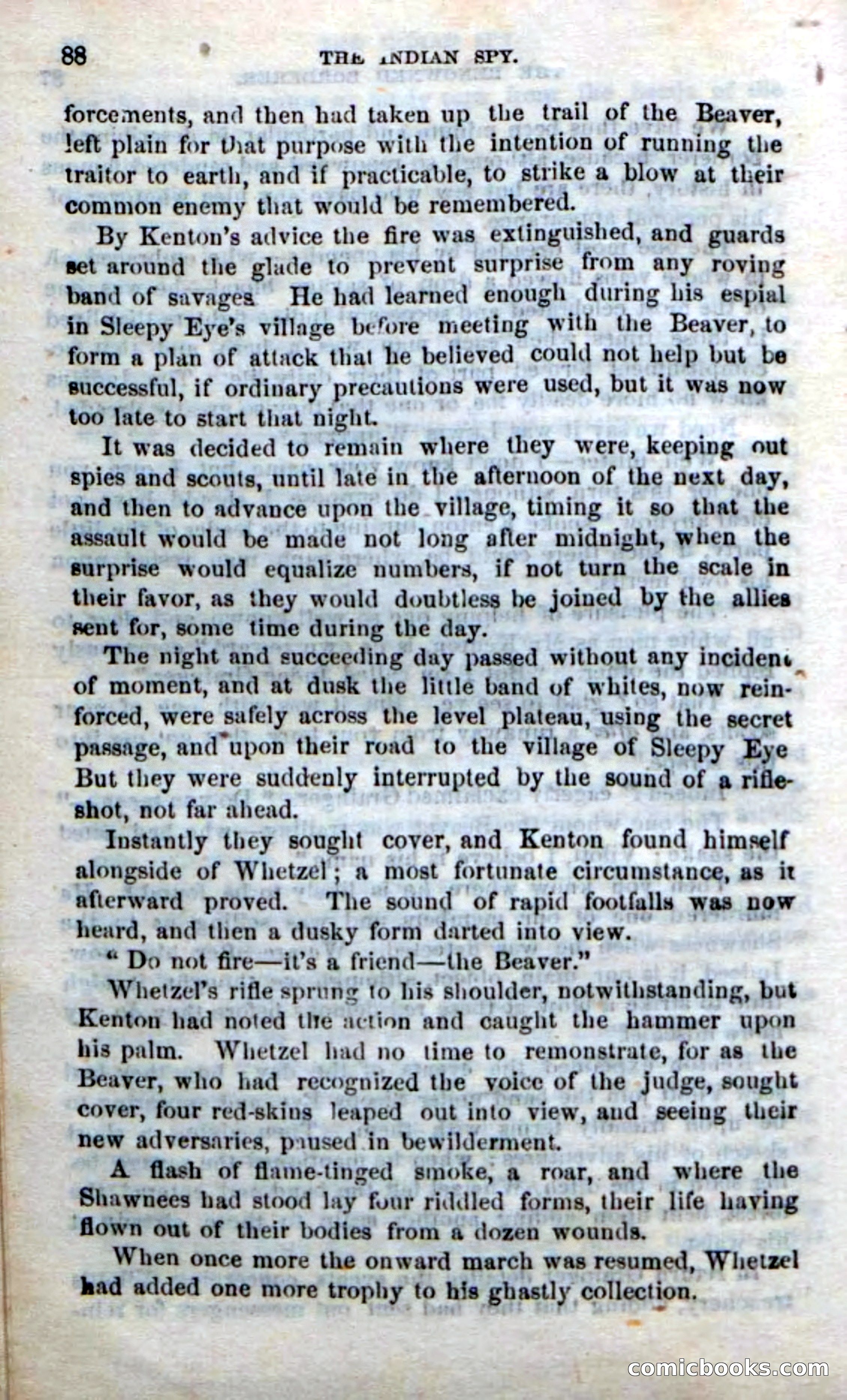 Beadle's Dime Novels No. 218: The Indian Spy — page 86 of 100