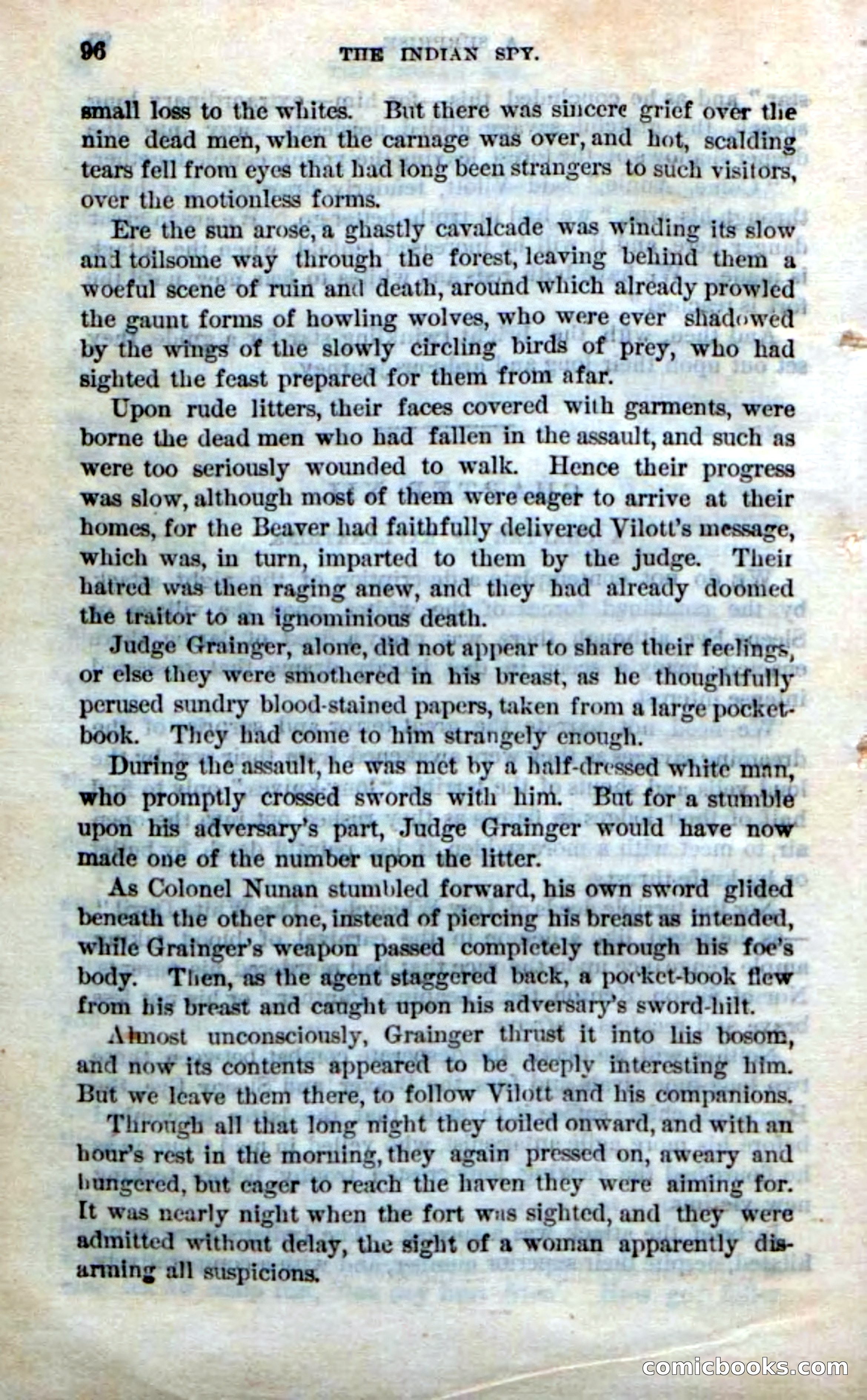 Beadle's Dime Novels No. 218: The Indian Spy — page 94 of 100