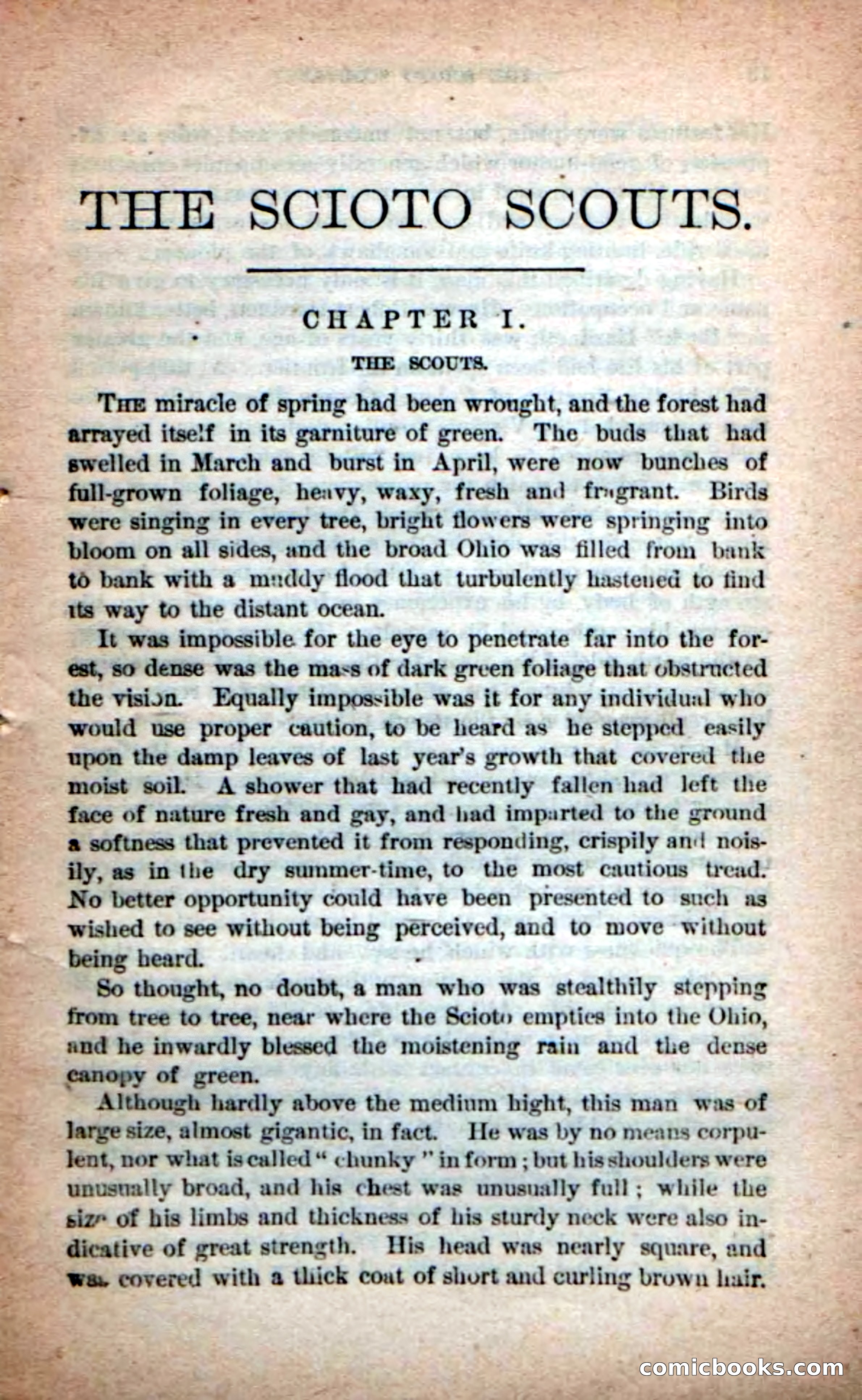 Beadle's Dime Novels No. 219: The Scioto Scouts — page 7 of 100