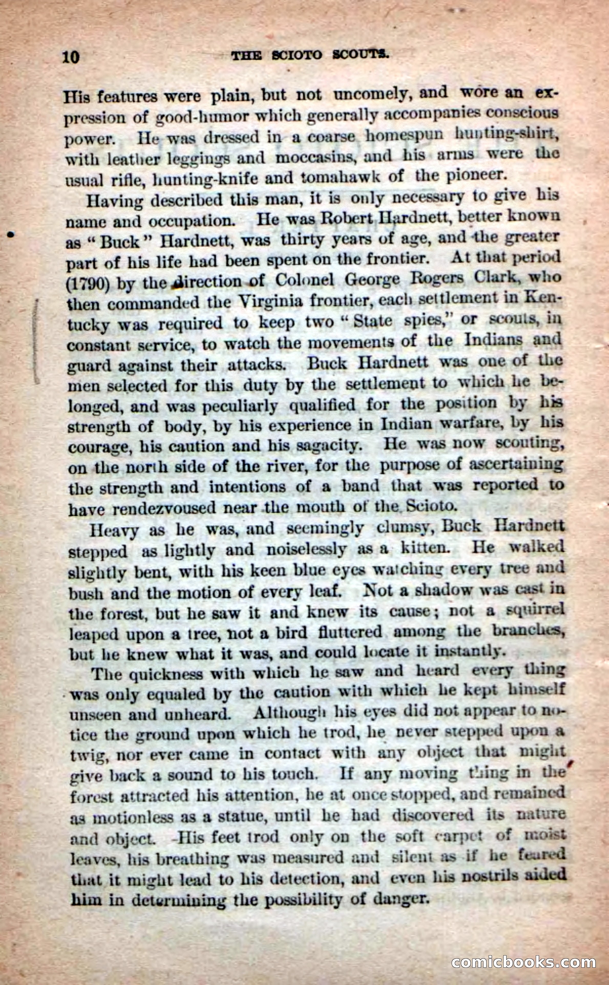 Beadle's Dime Novels No. 219: The Scioto Scouts — page 8 of 100