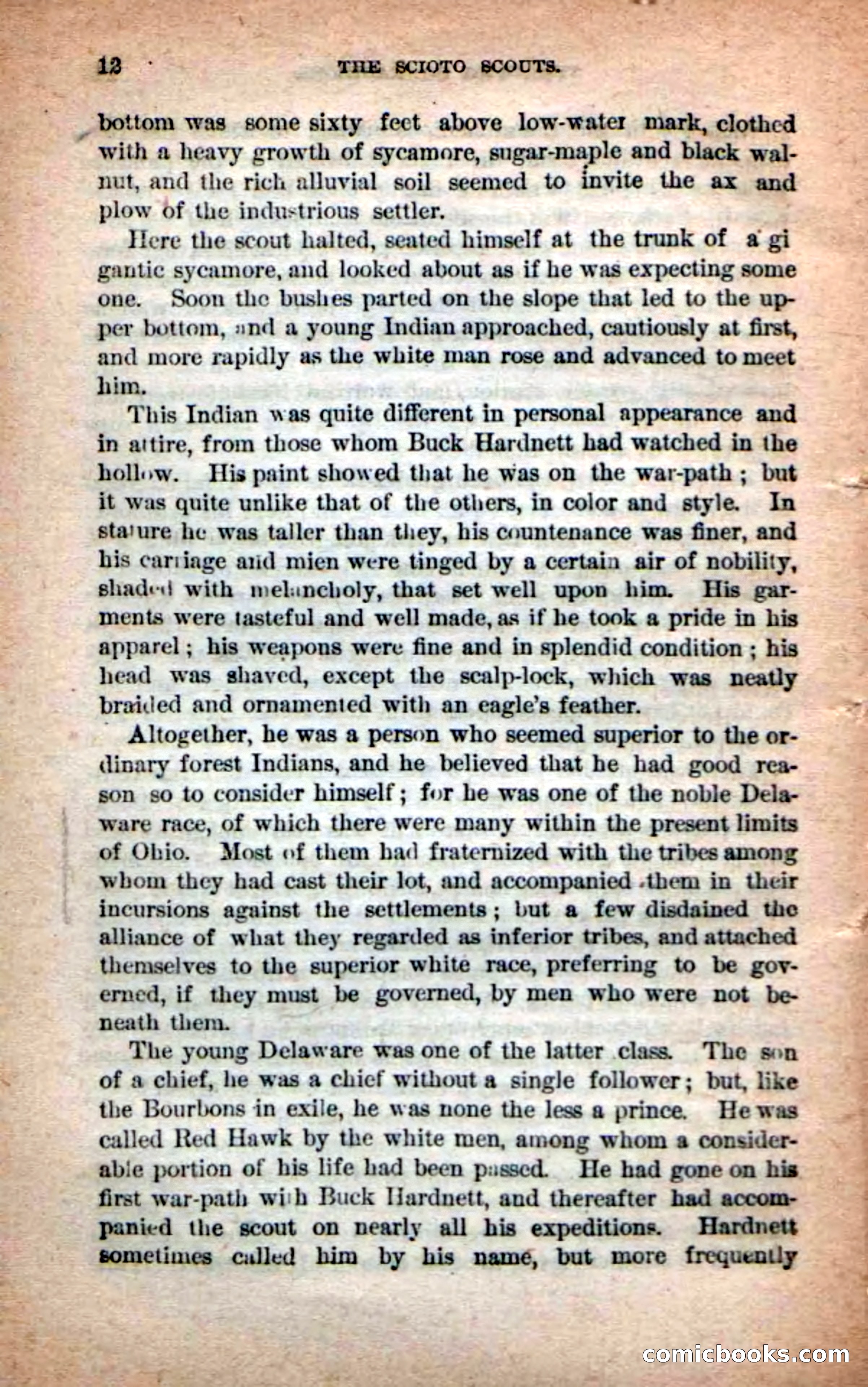 Beadle's Dime Novels No. 219: The Scioto Scouts — page 10 of 100