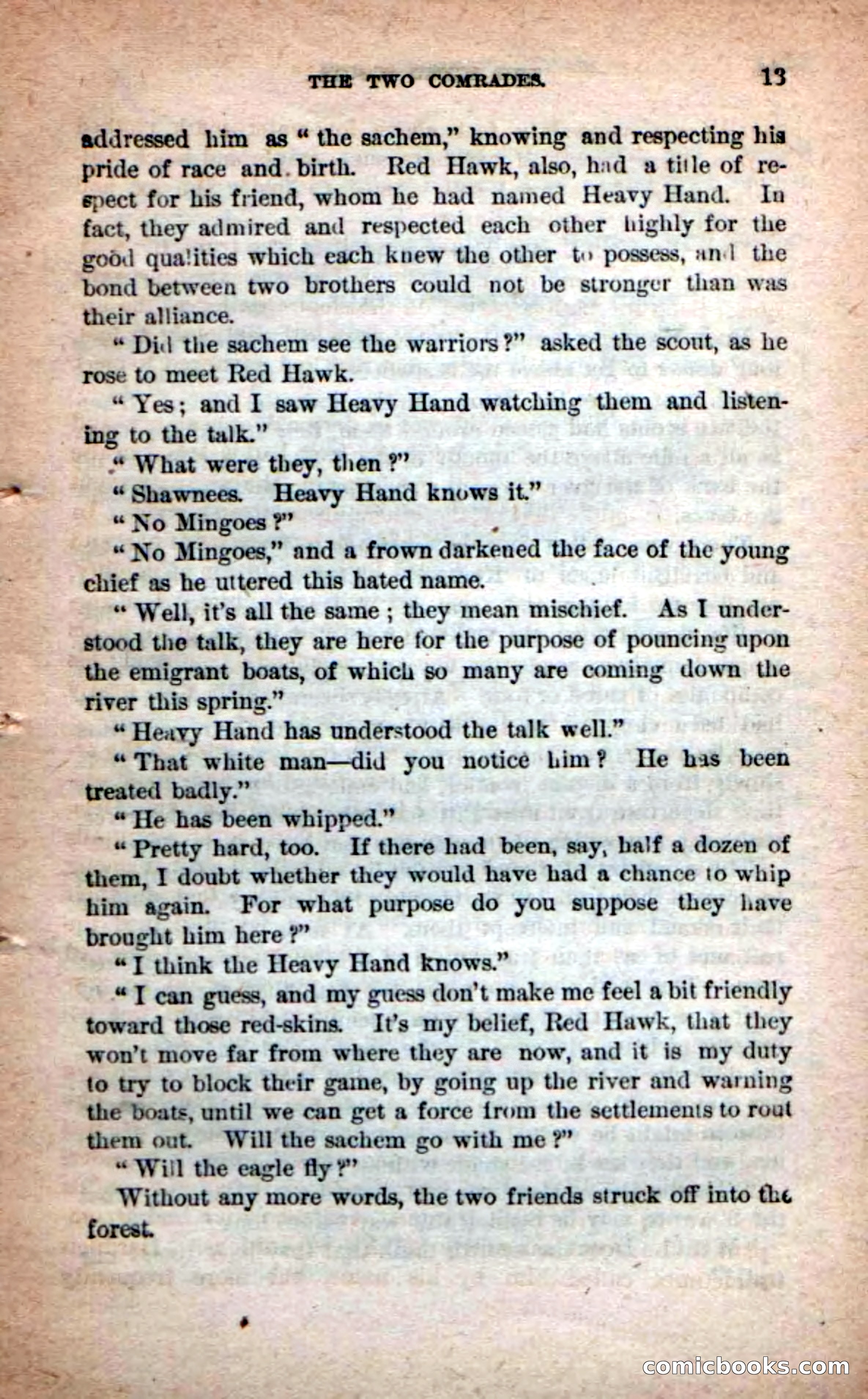 Beadle's Dime Novels No. 219: The Scioto Scouts — page 11 of 100