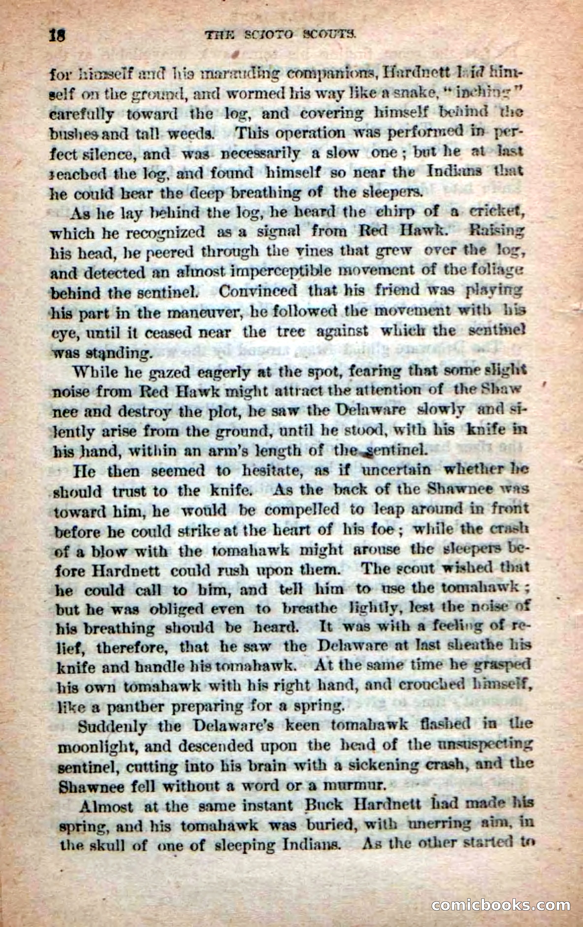 Beadle's Dime Novels No. 219: The Scioto Scouts — page 16 of 100