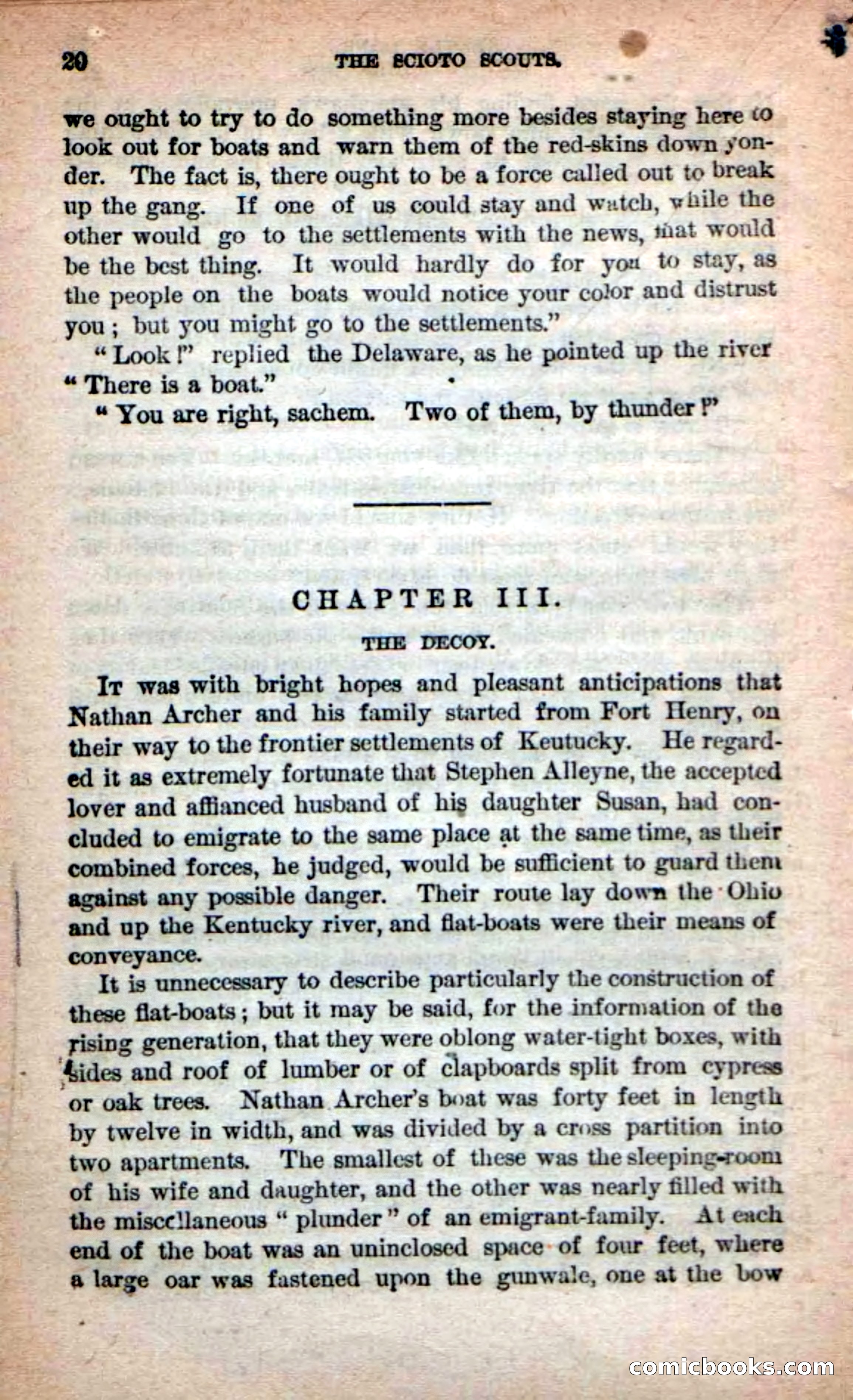 Beadle's Dime Novels No. 219: The Scioto Scouts — page 18 of 100