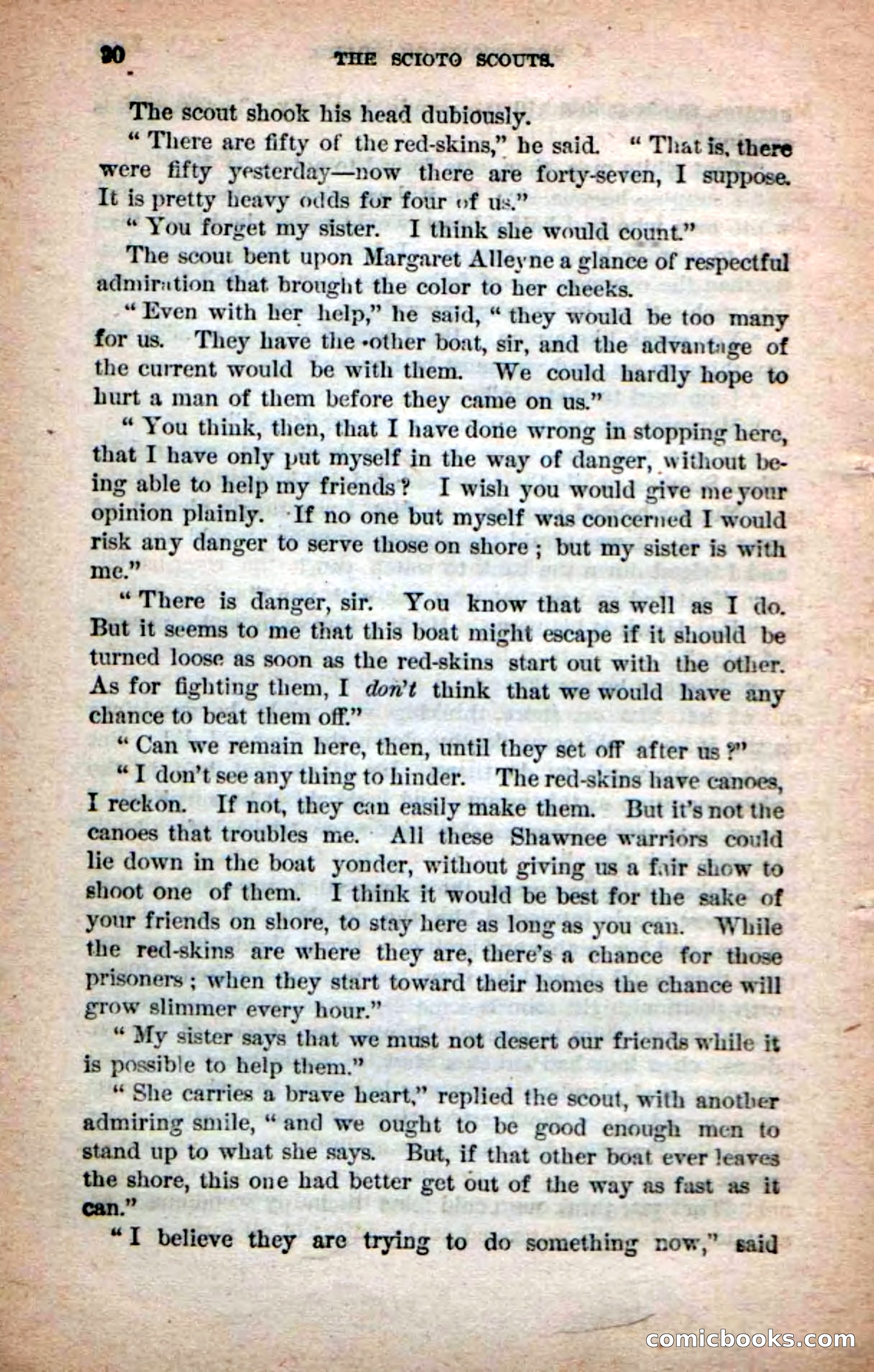 Beadle's Dime Novels No. 219: The Scioto Scouts — page 28 of 100