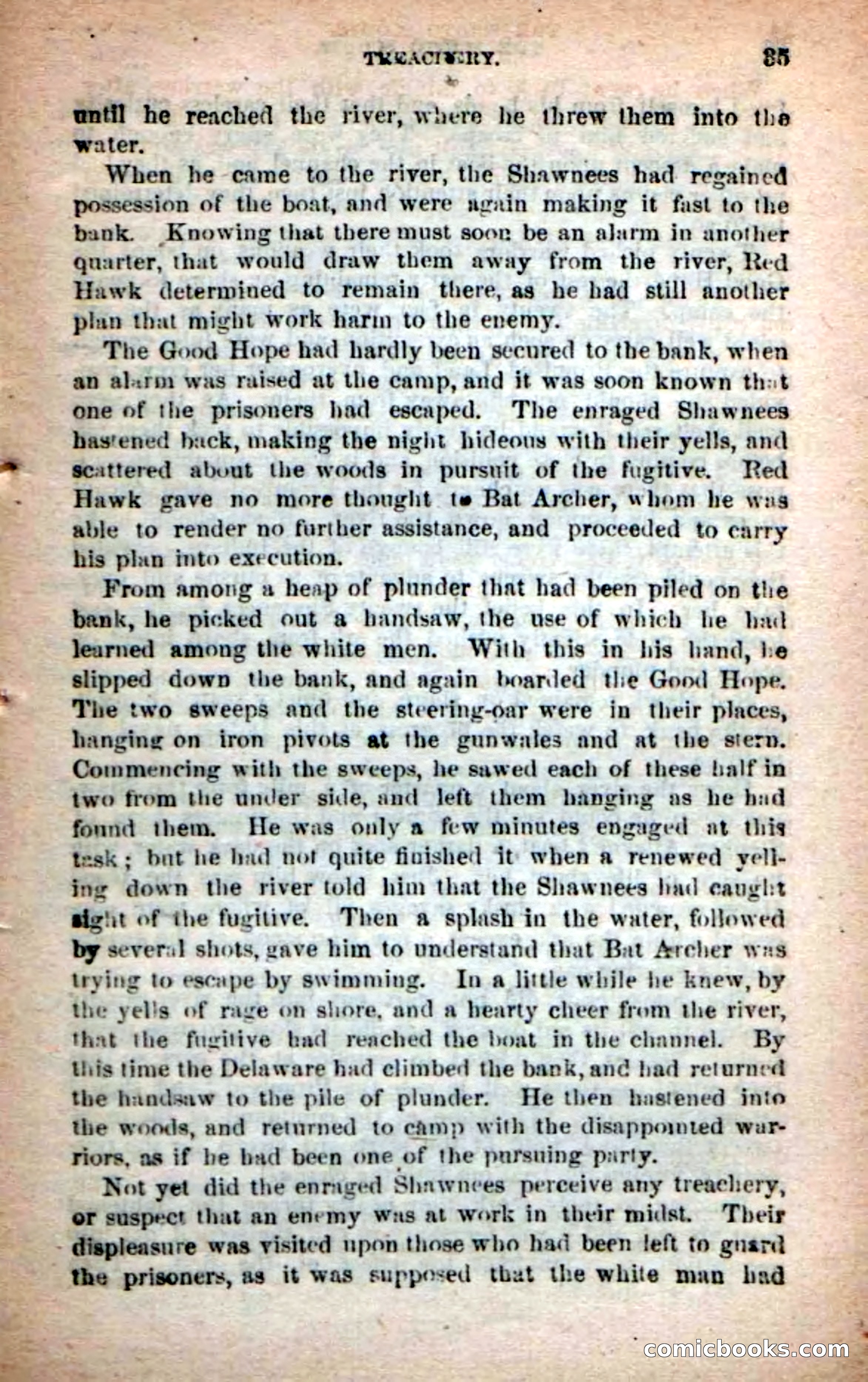 Beadle's Dime Novels No. 219: The Scioto Scouts — page 33 of 100