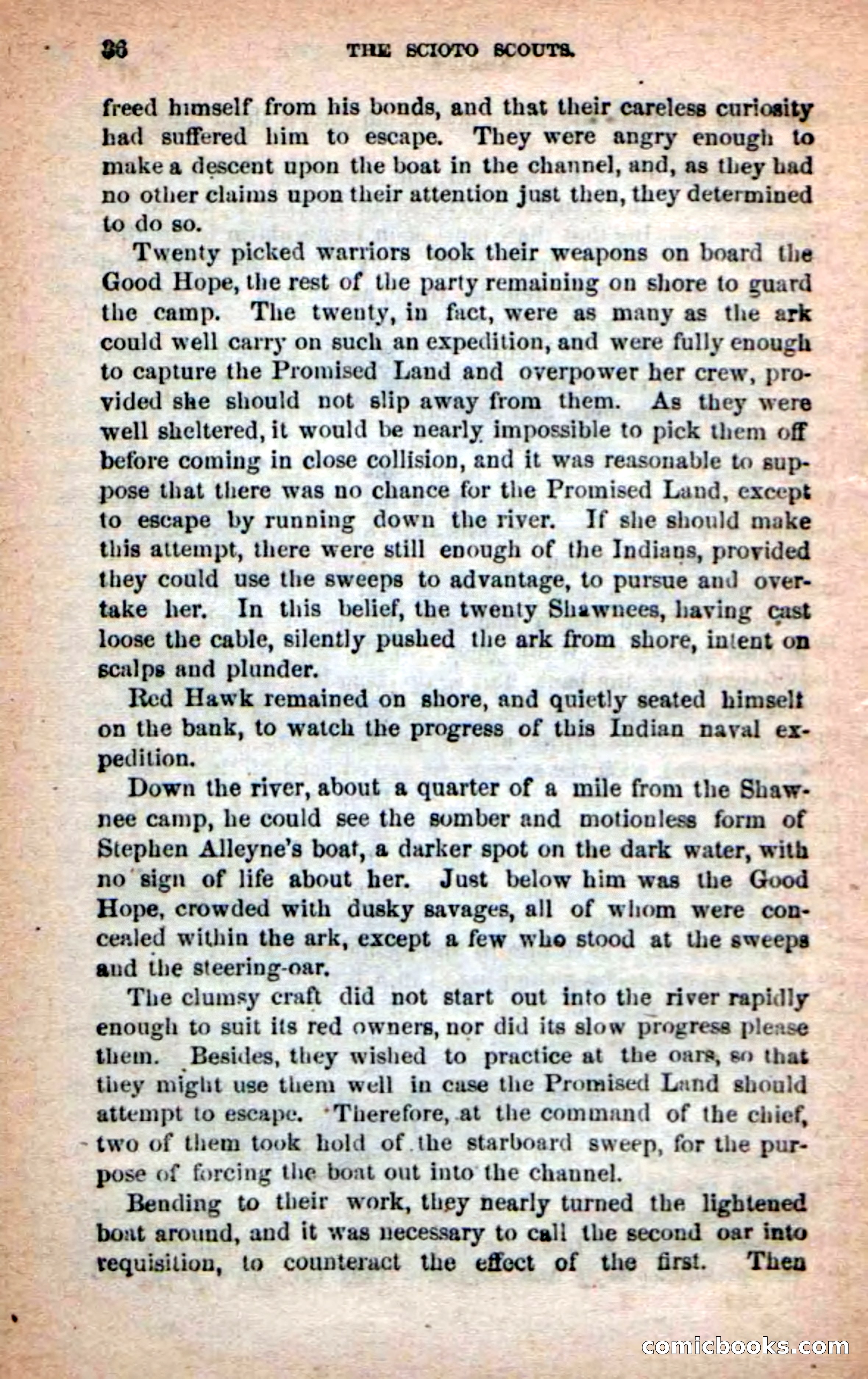 Beadle's Dime Novels No. 219: The Scioto Scouts — page 34 of 100