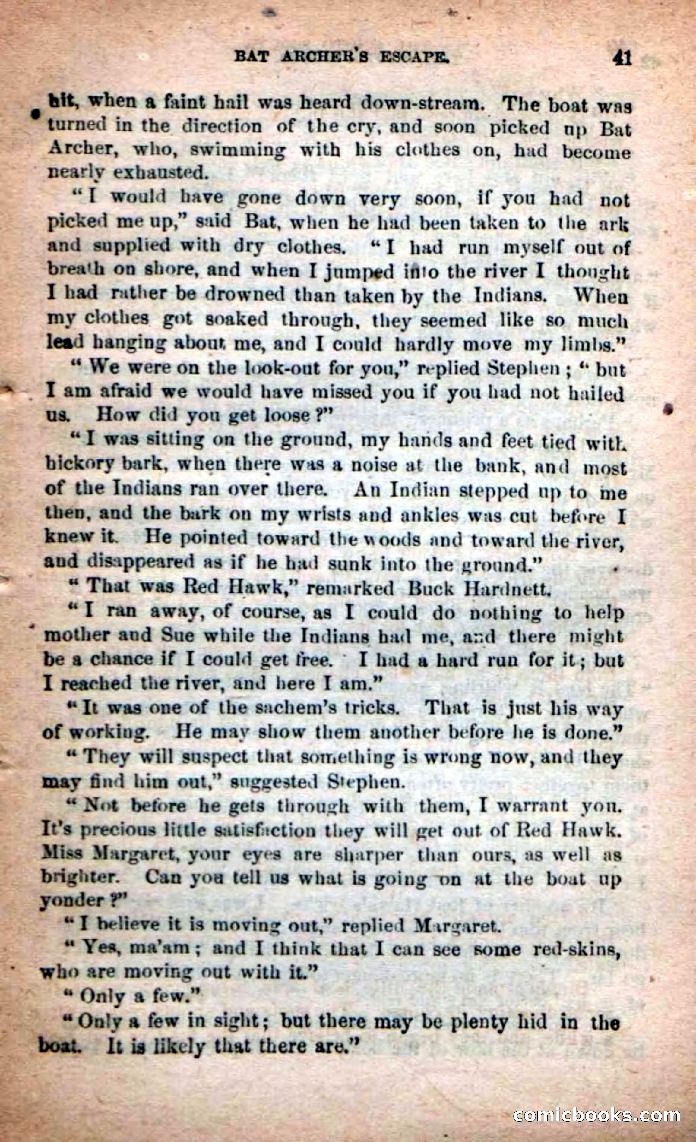 Beadle's Dime Novels No. 219: The Scioto Scouts — page 39 of 100