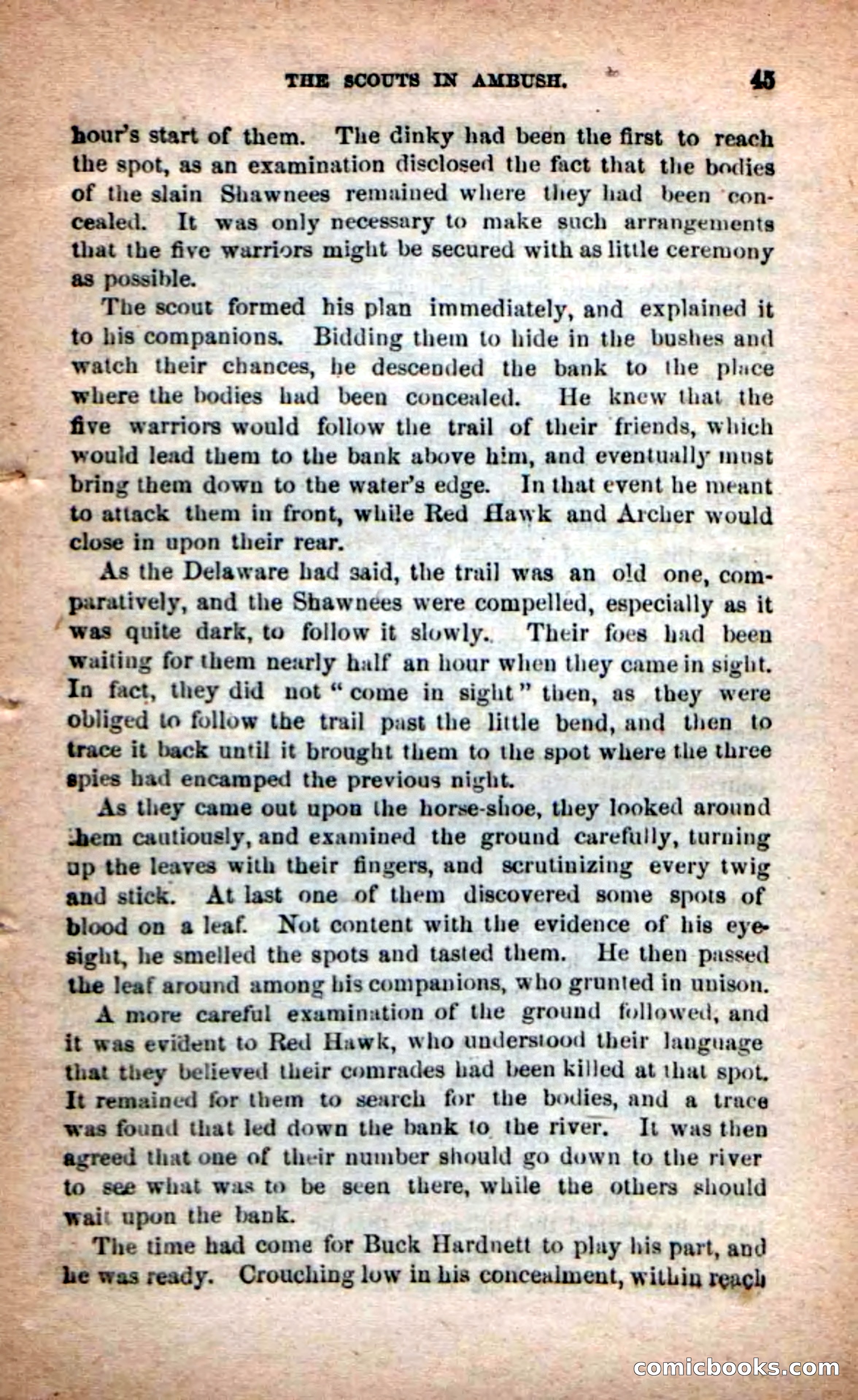 Beadle's Dime Novels No. 219: The Scioto Scouts — page 43 of 100