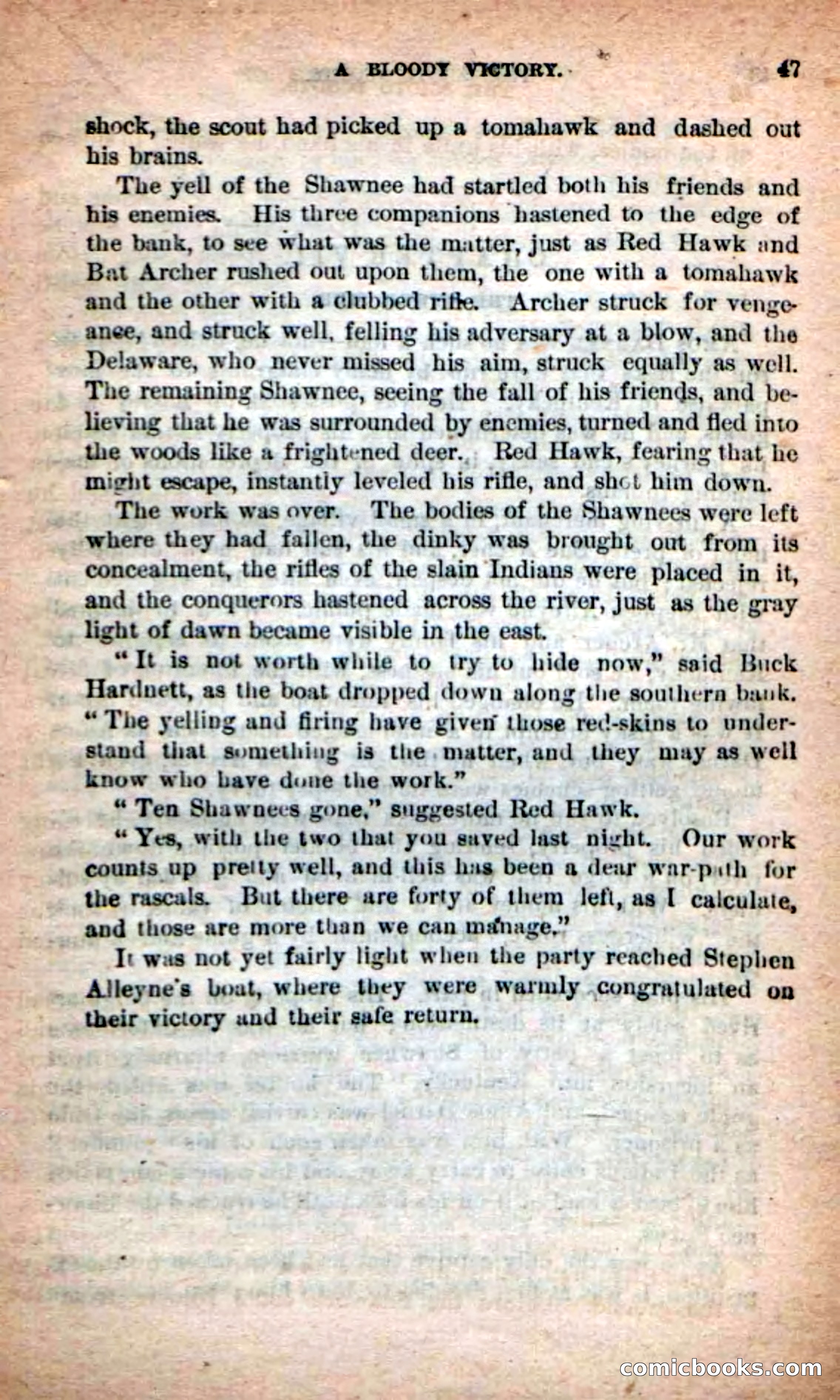 Beadle's Dime Novels No. 219: The Scioto Scouts — page 45 of 100