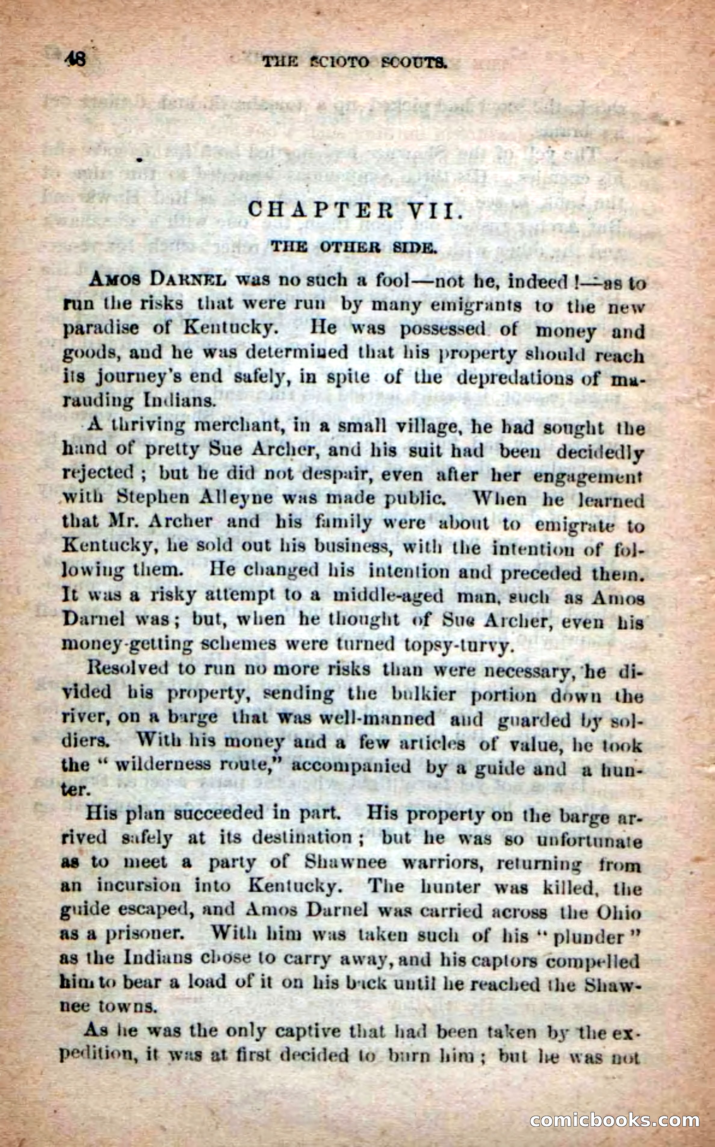 Beadle's Dime Novels No. 219: The Scioto Scouts — page 46 of 100