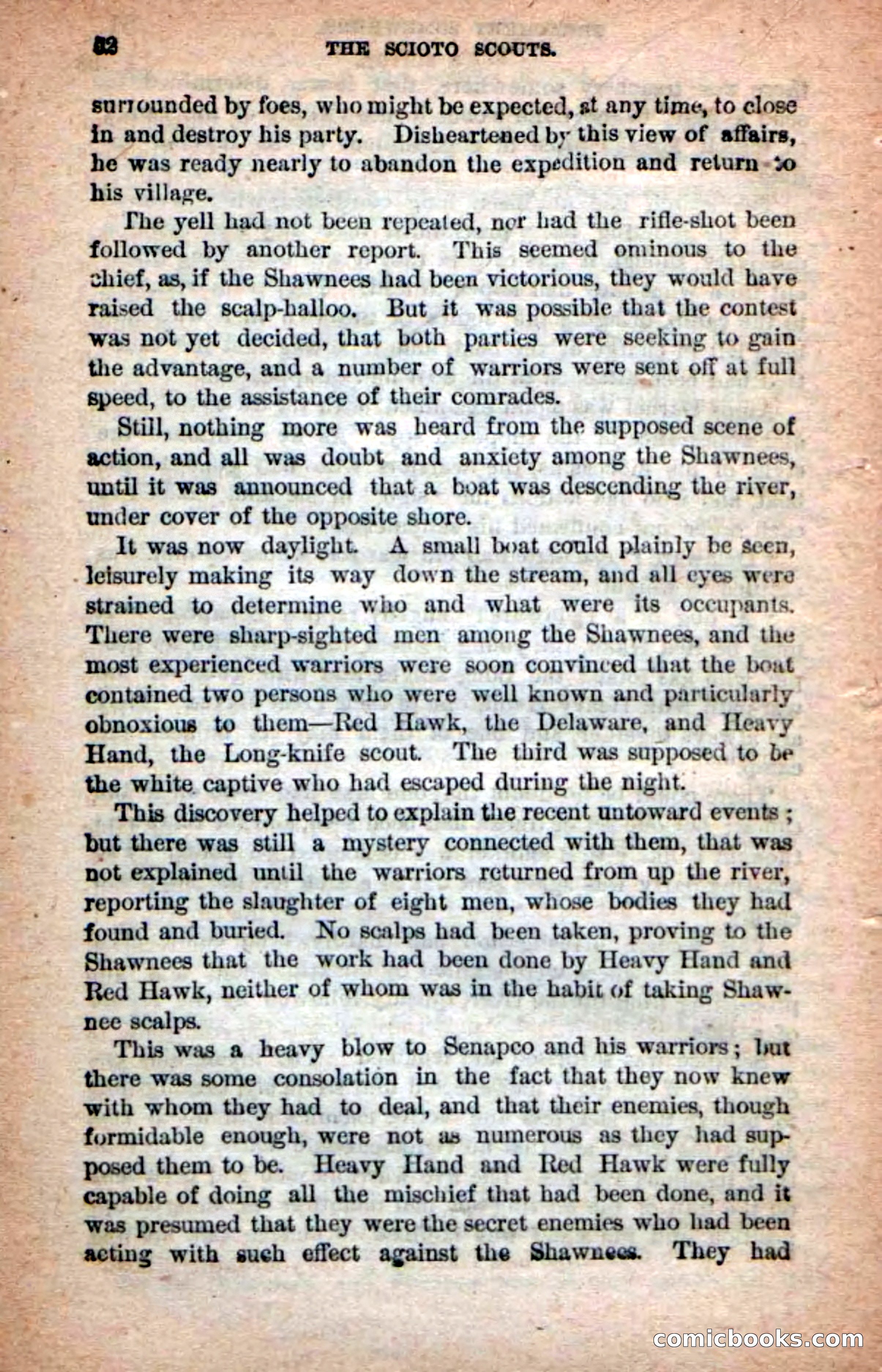 Beadle's Dime Novels No. 219: The Scioto Scouts — page 50 of 100