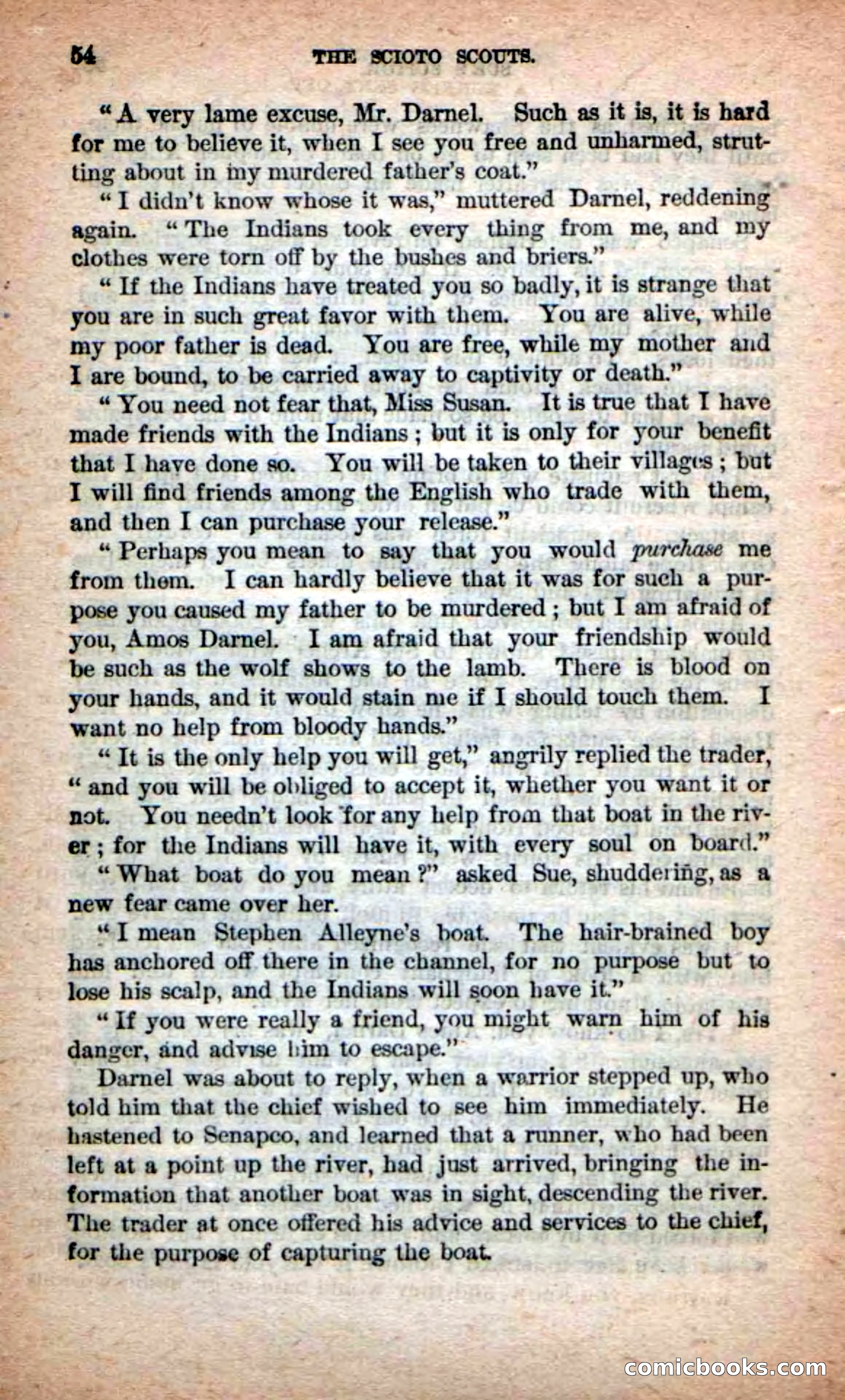 Beadle's Dime Novels No. 219: The Scioto Scouts — page 52 of 100