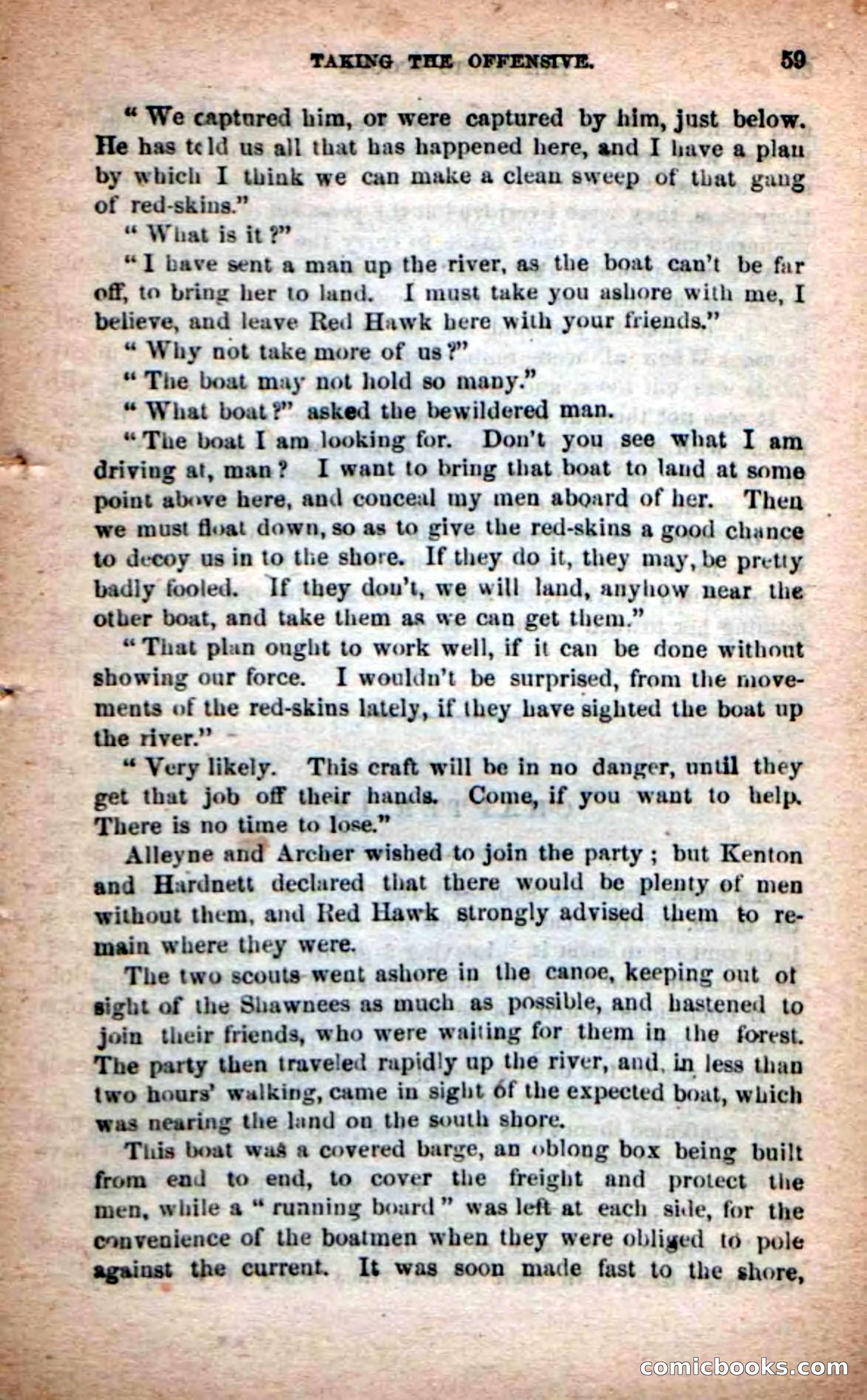 Beadle's Dime Novels No. 219: The Scioto Scouts — page 57 of 100