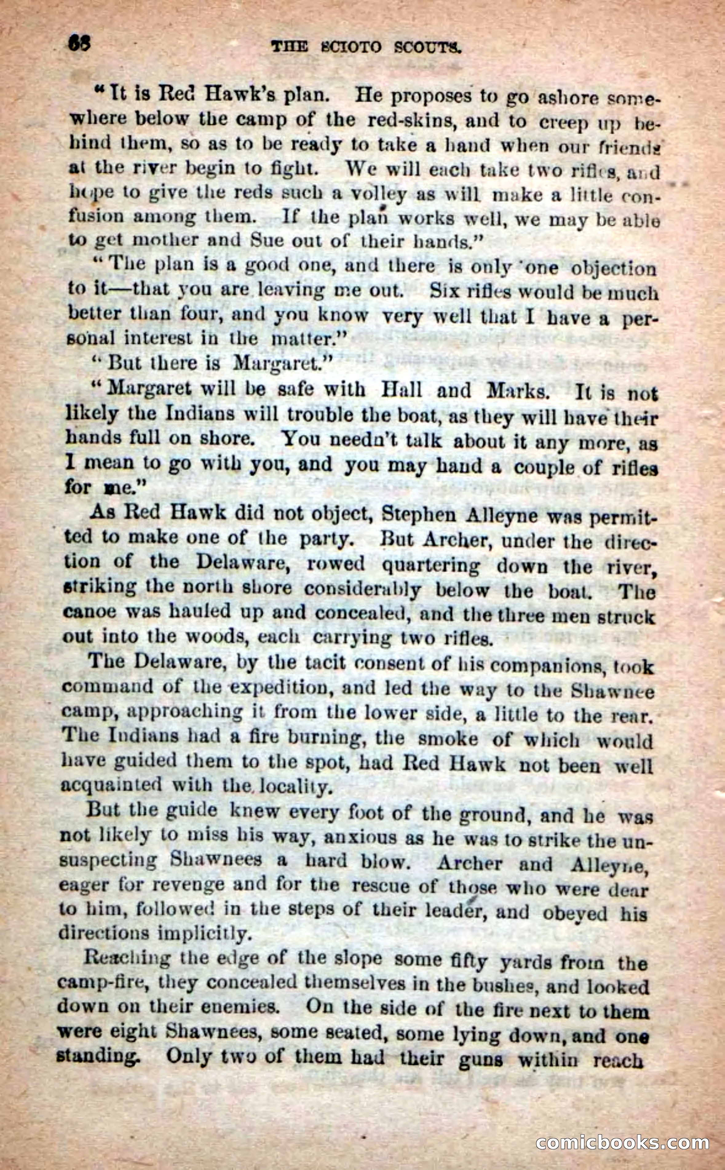Beadle's Dime Novels No. 219: The Scioto Scouts — page 66 of 100