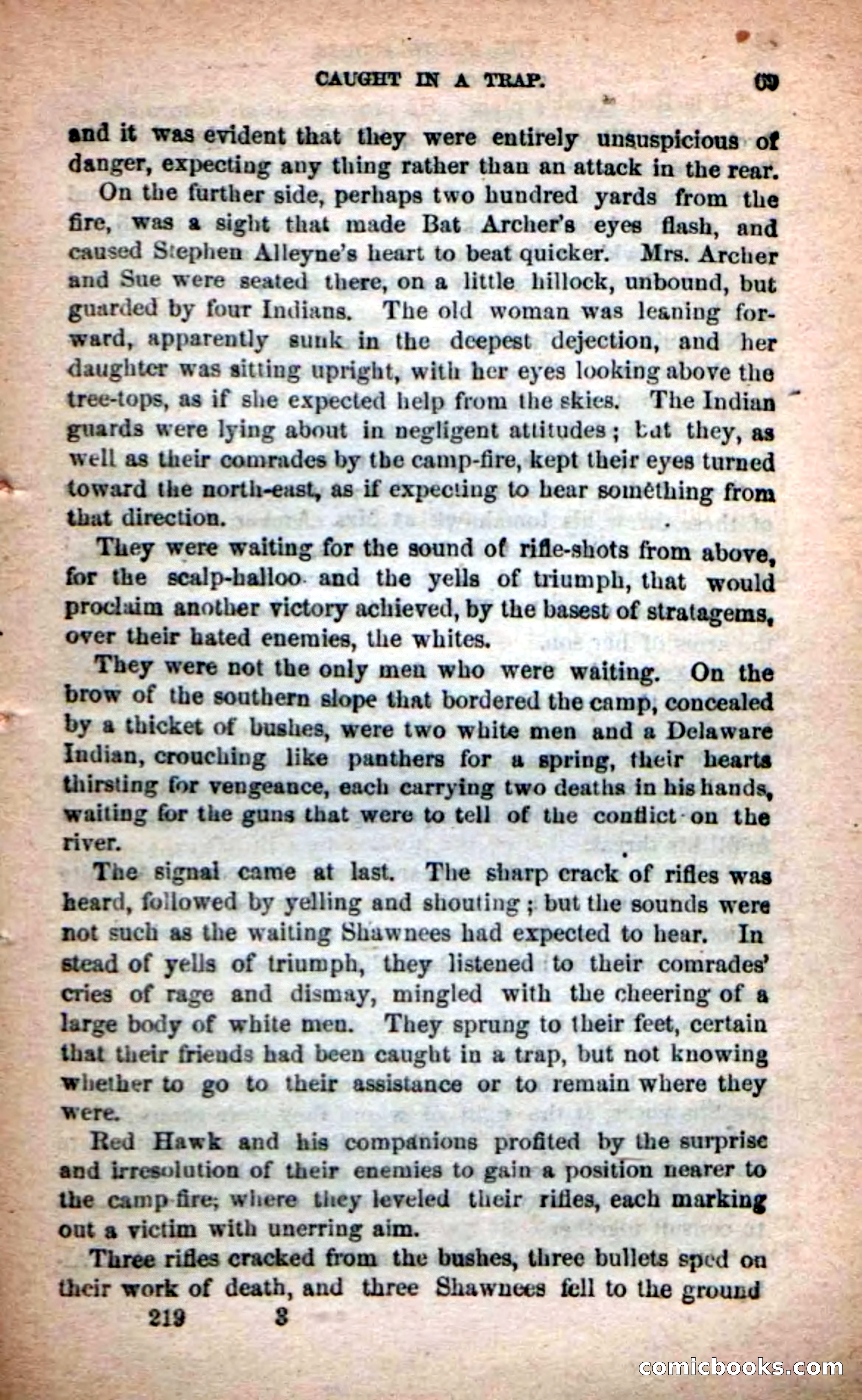 Beadle's Dime Novels No. 219: The Scioto Scouts — page 67 of 100
