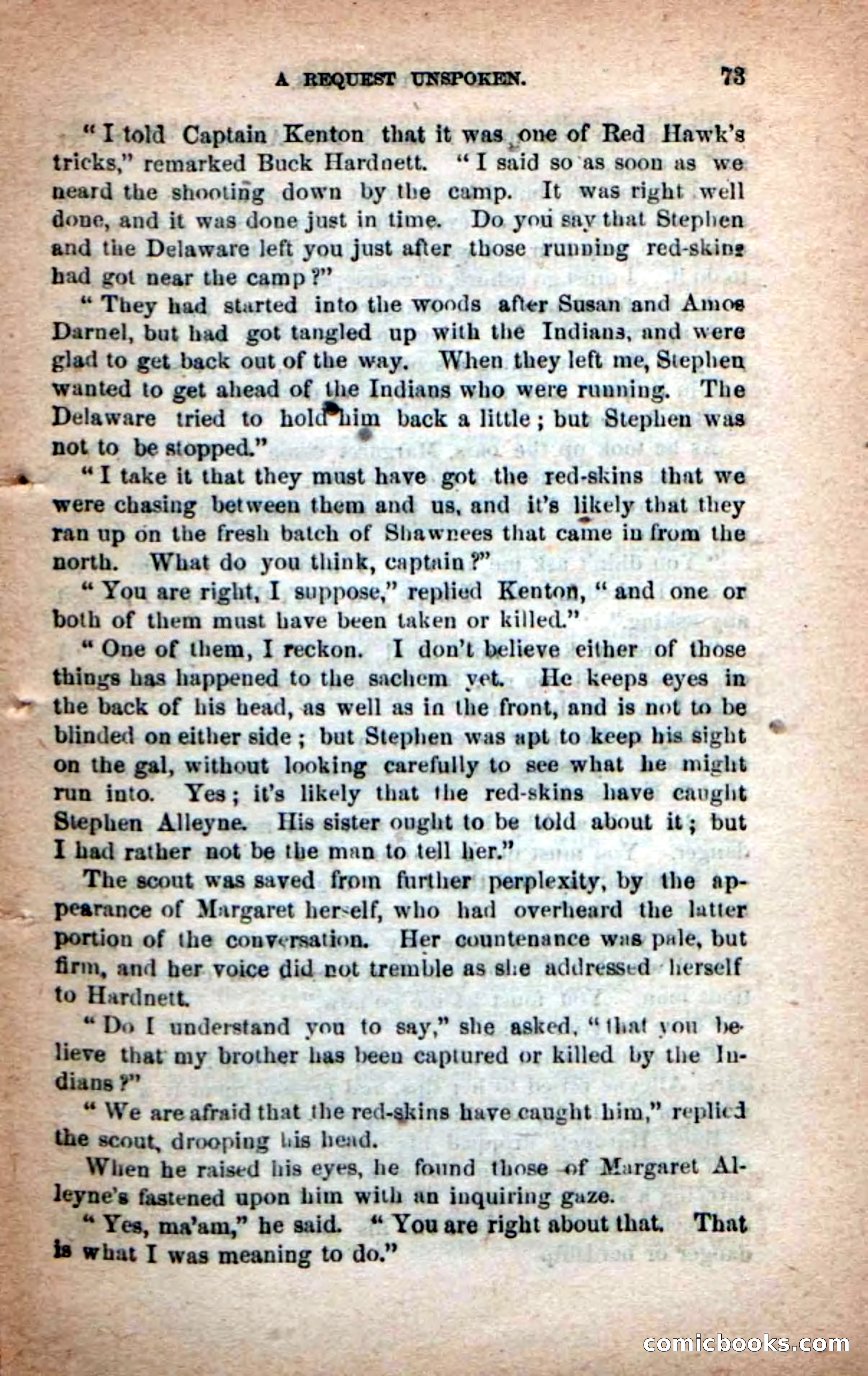 Beadle's Dime Novels No. 219: The Scioto Scouts — page 71 of 100