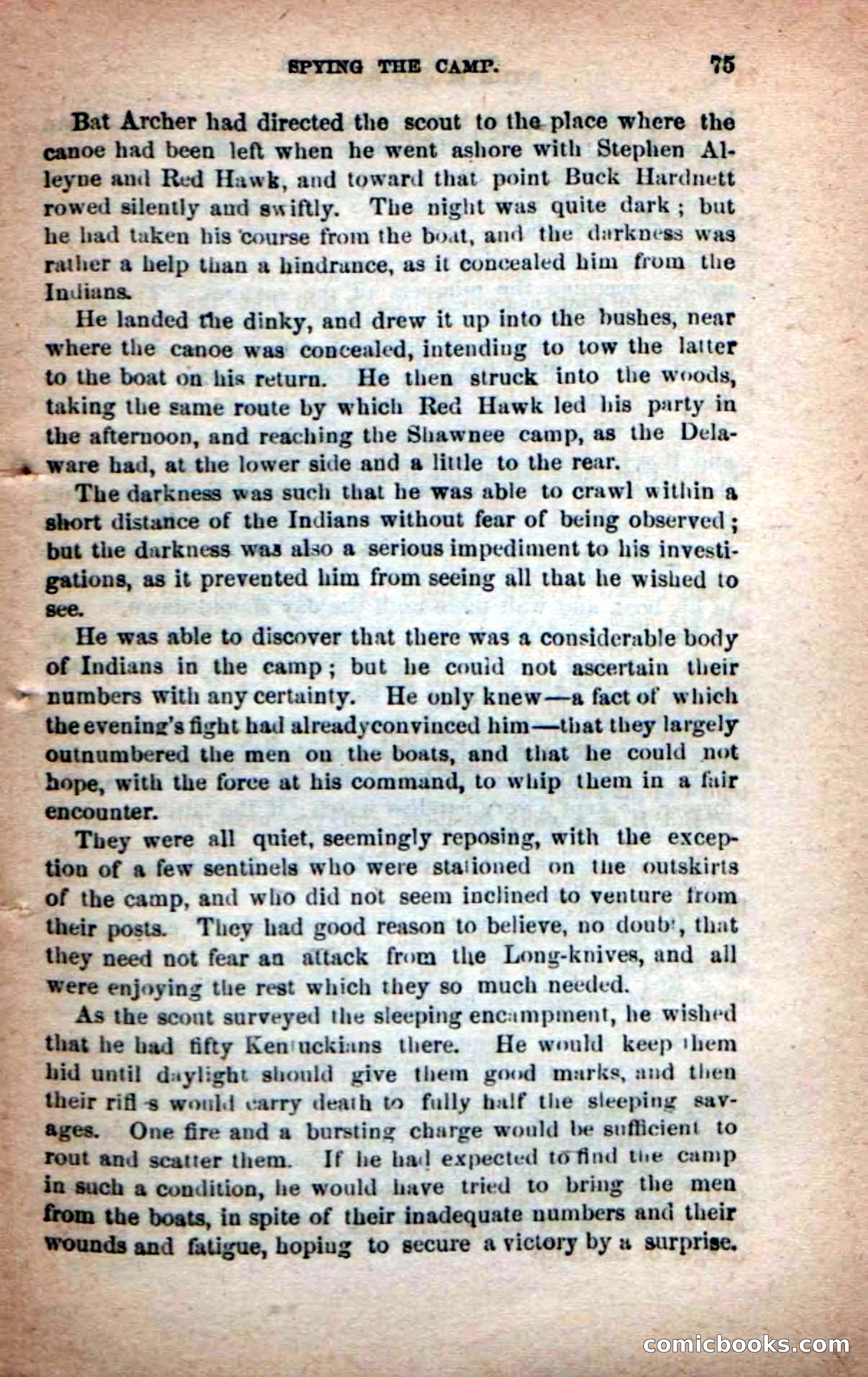 Beadle's Dime Novels No. 219: The Scioto Scouts — page 73 of 100