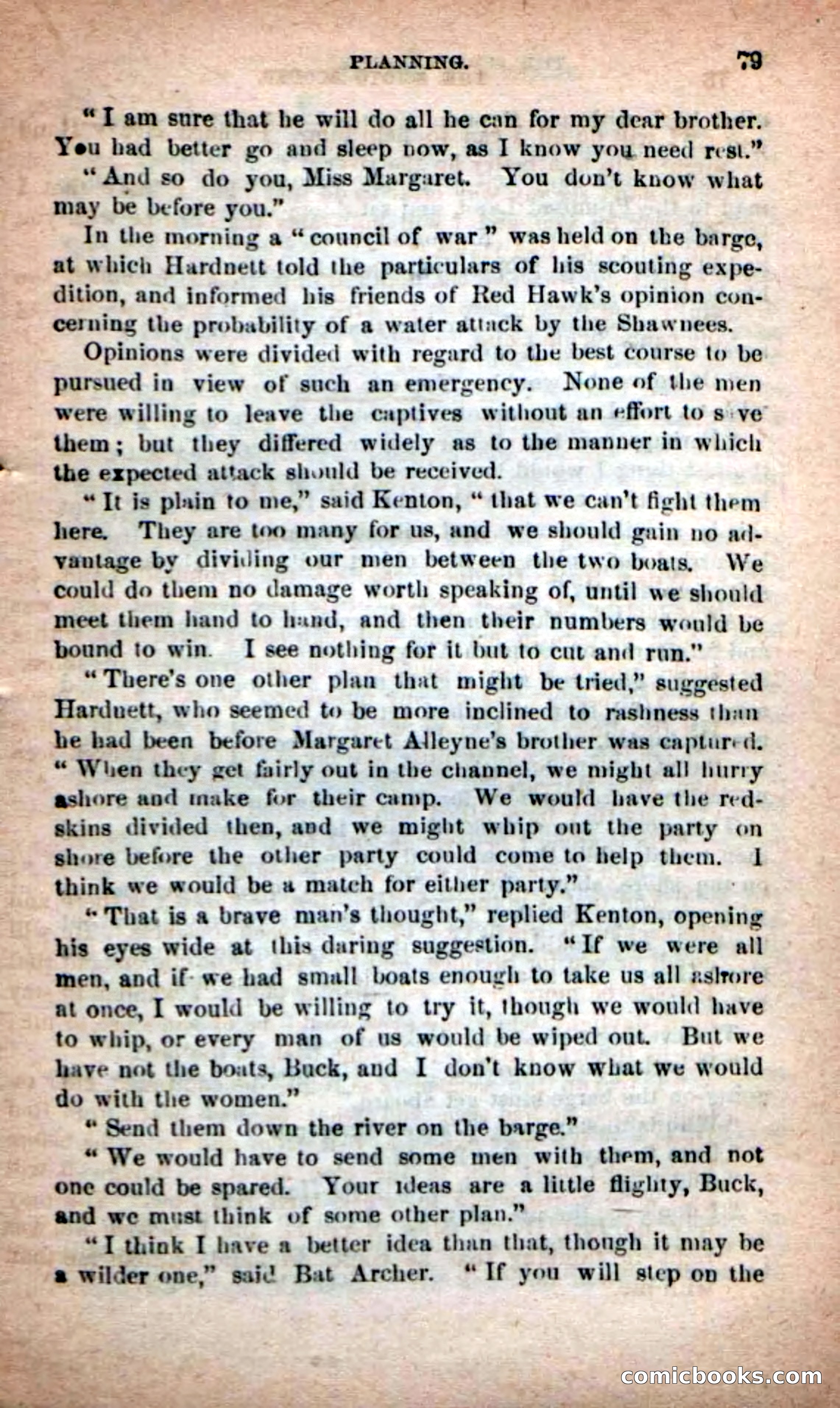 Beadle's Dime Novels No. 219: The Scioto Scouts — page 77 of 100