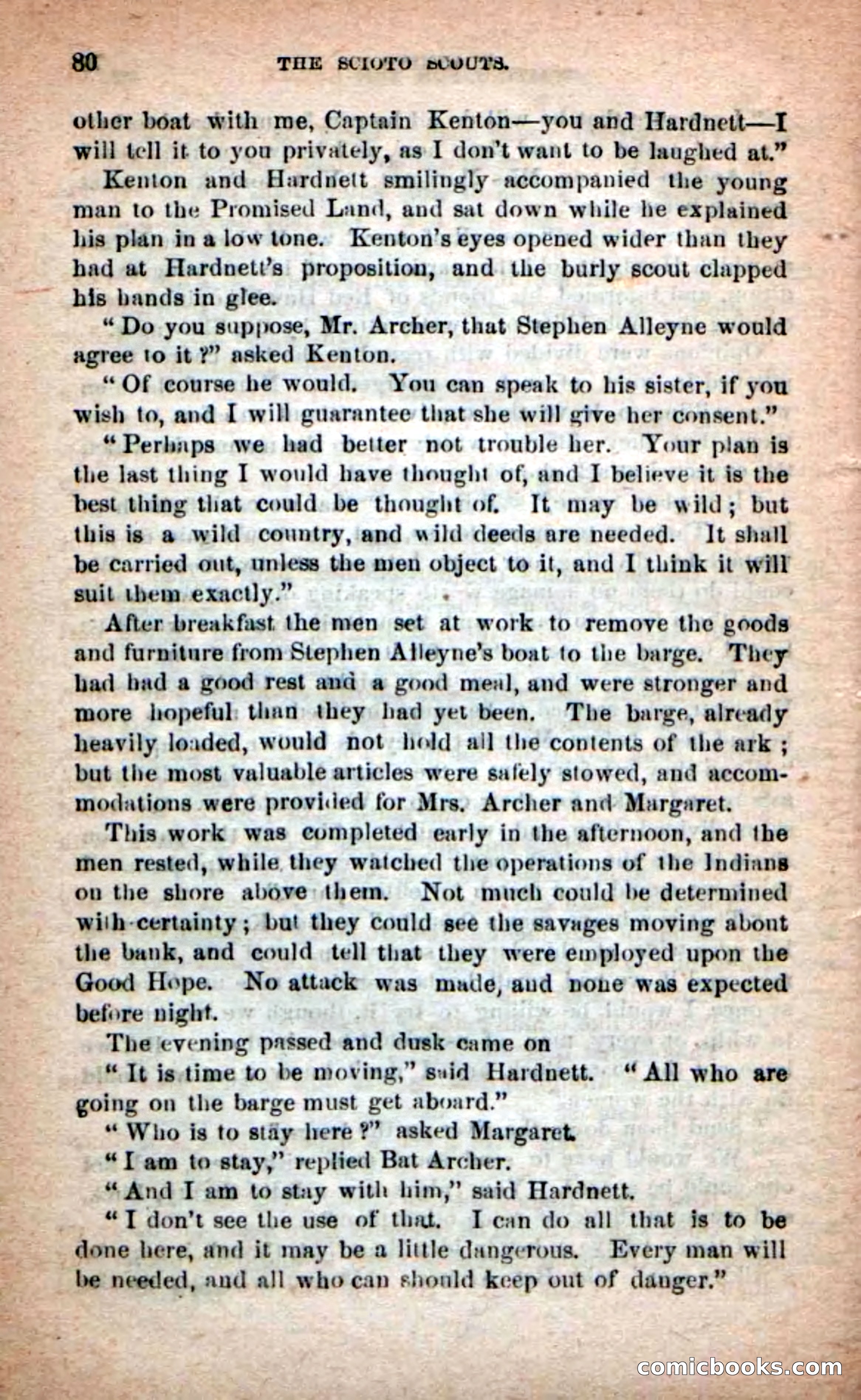 Beadle's Dime Novels No. 219: The Scioto Scouts — page 78 of 100