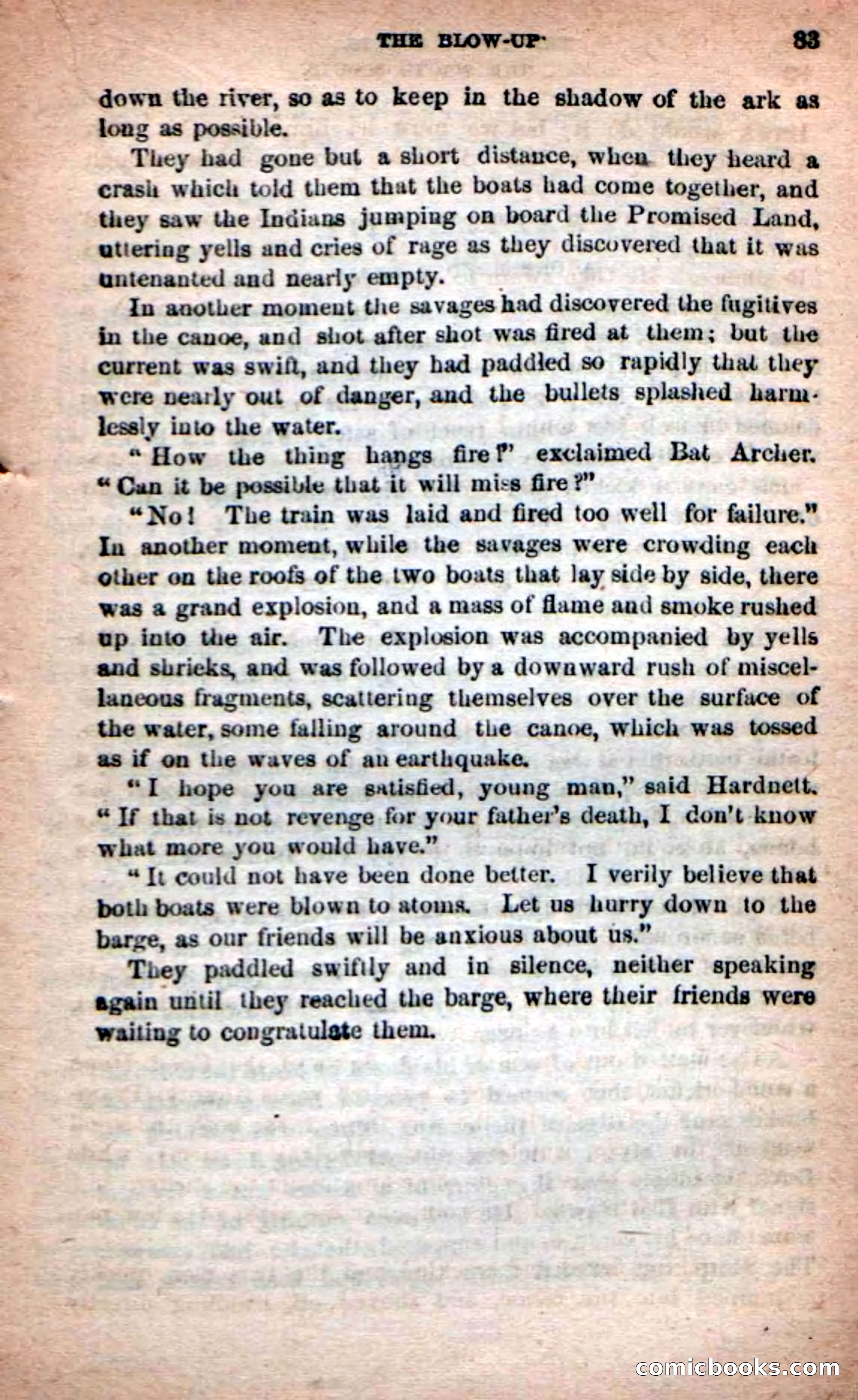 Beadle's Dime Novels No. 219: The Scioto Scouts — page 81 of 100