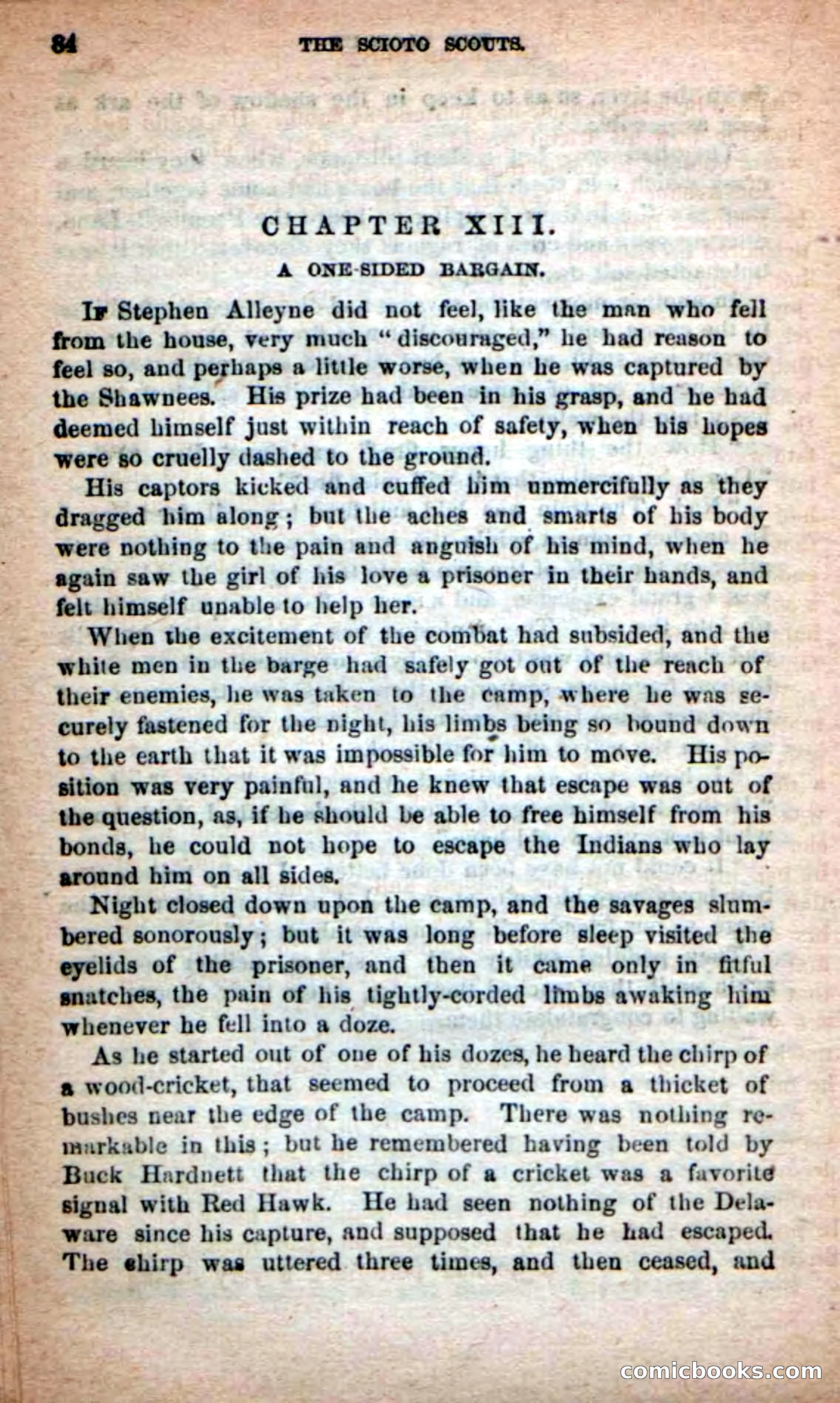 Beadle's Dime Novels No. 219: The Scioto Scouts — page 82 of 100