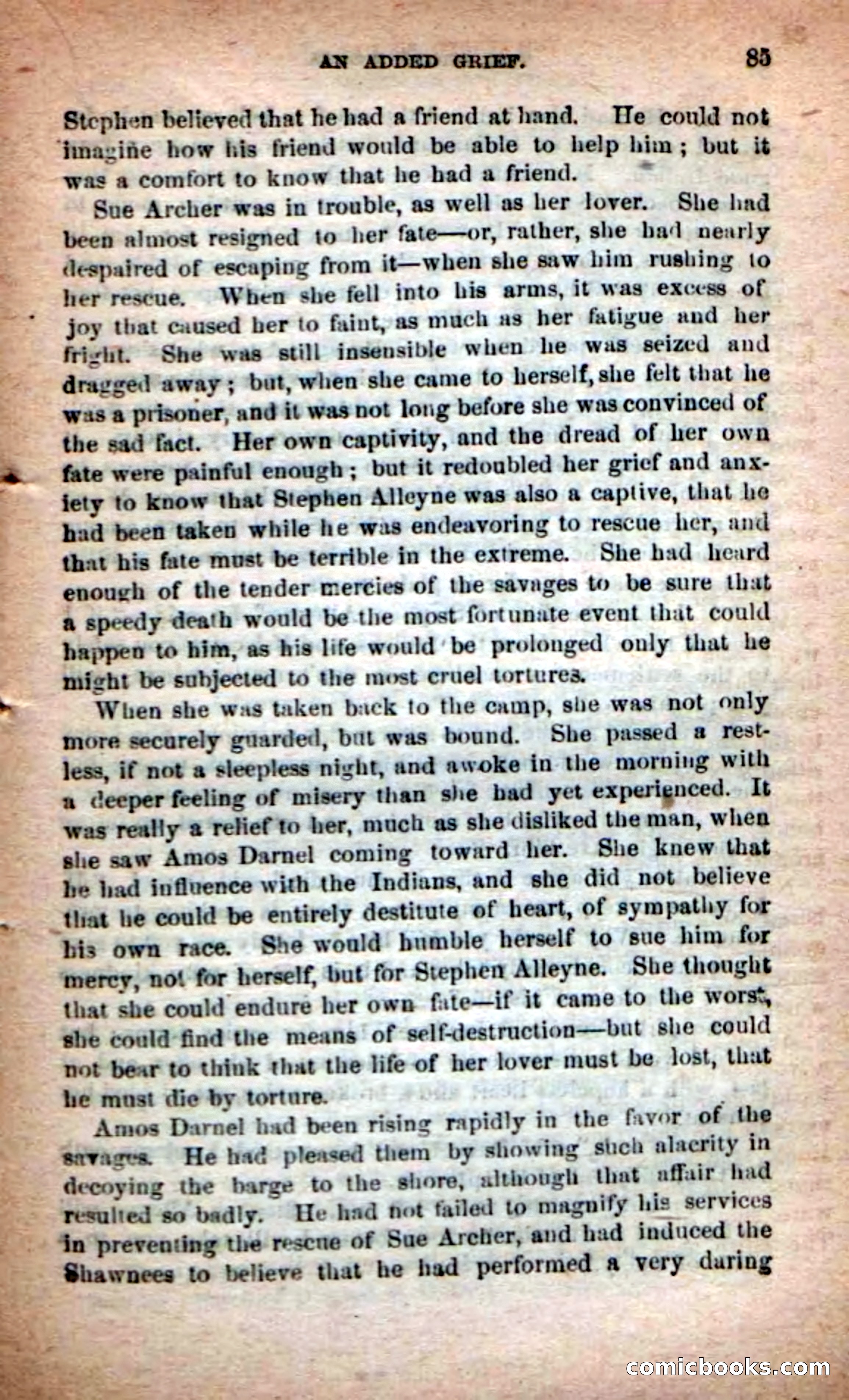Beadle's Dime Novels No. 219: The Scioto Scouts — page 83 of 100