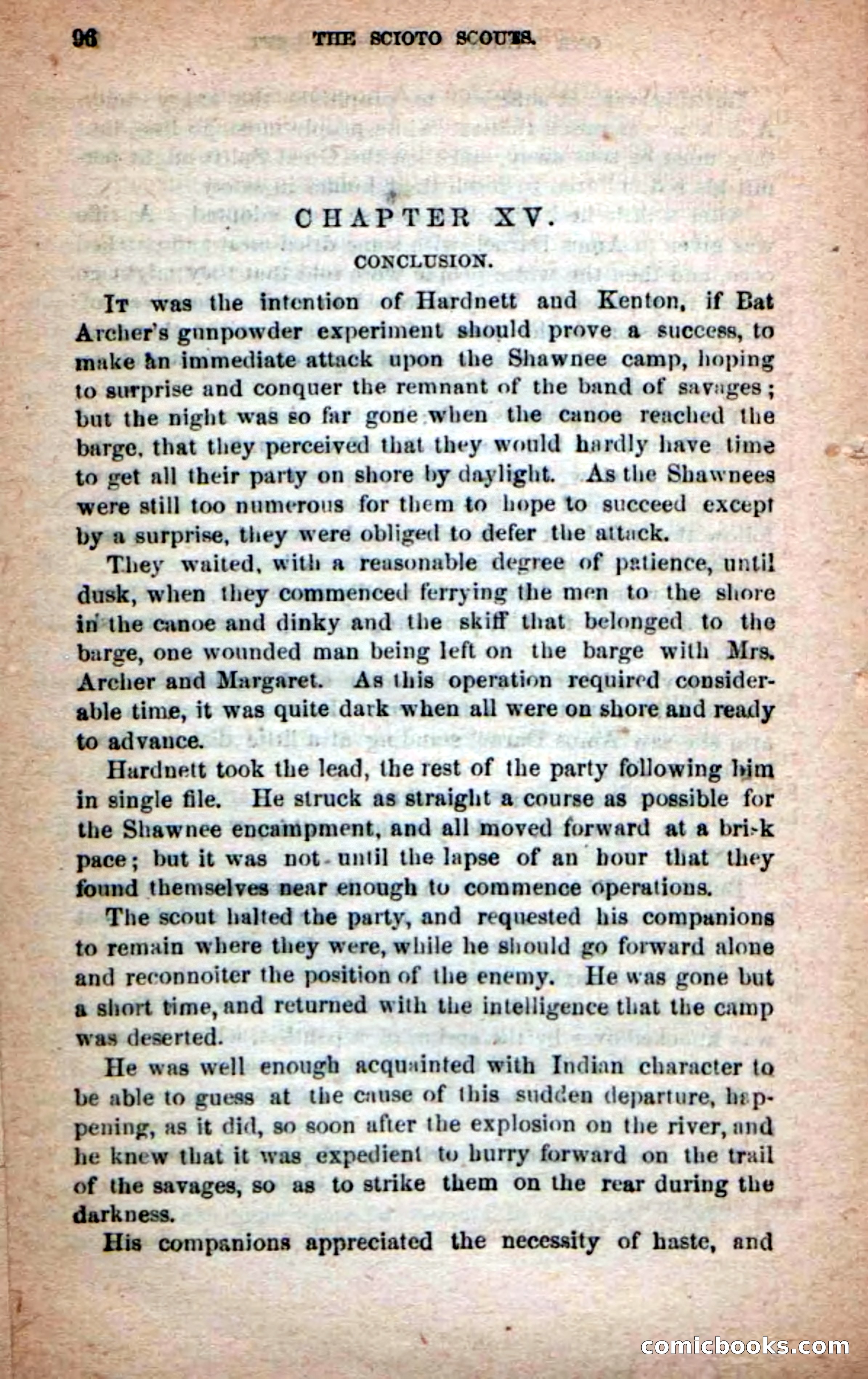 Beadle's Dime Novels No. 219: The Scioto Scouts — page 94 of 100