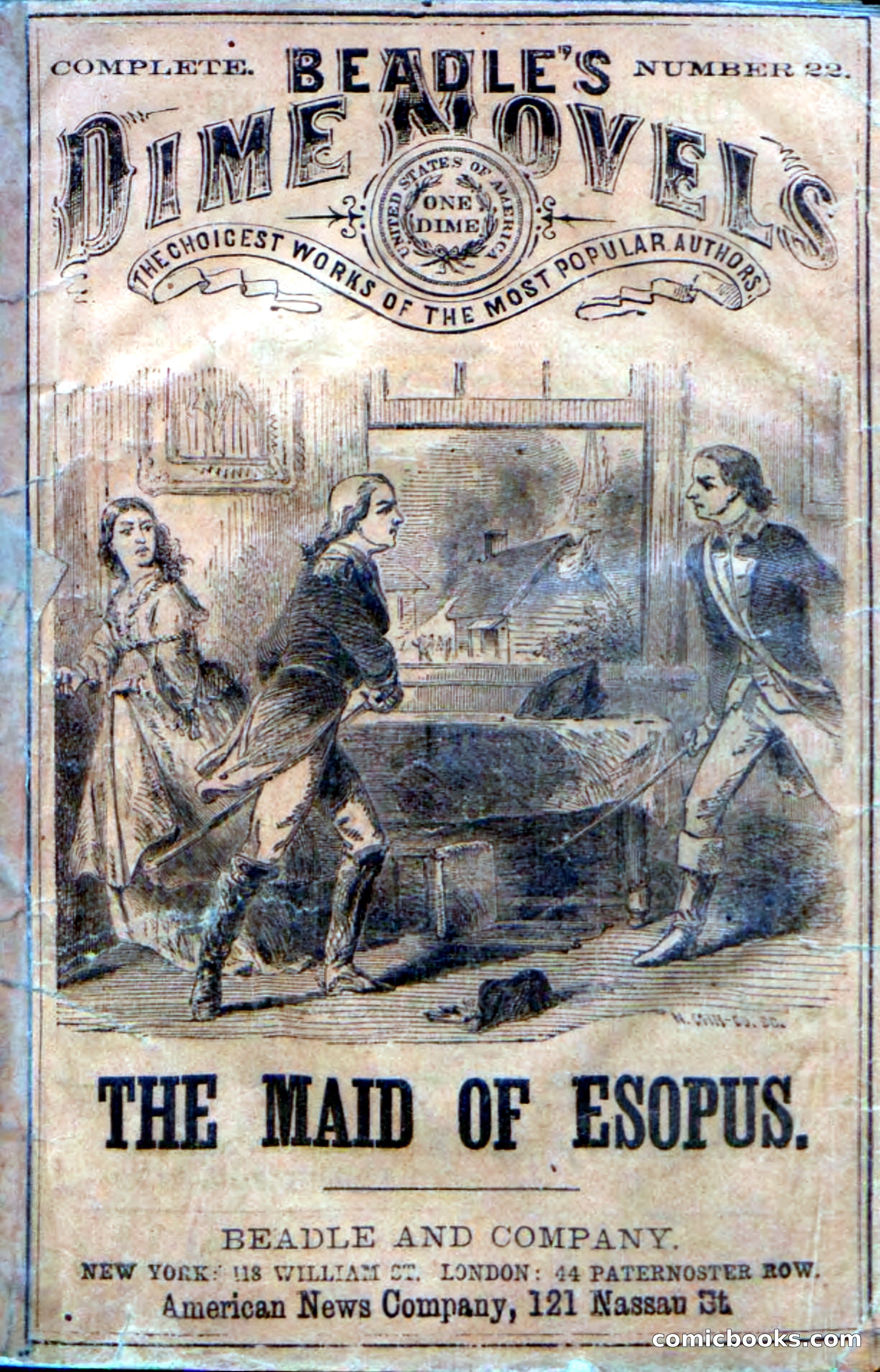 Beadle's Dime Novels No. 22: The Maid of Esopus — page 1 of 100