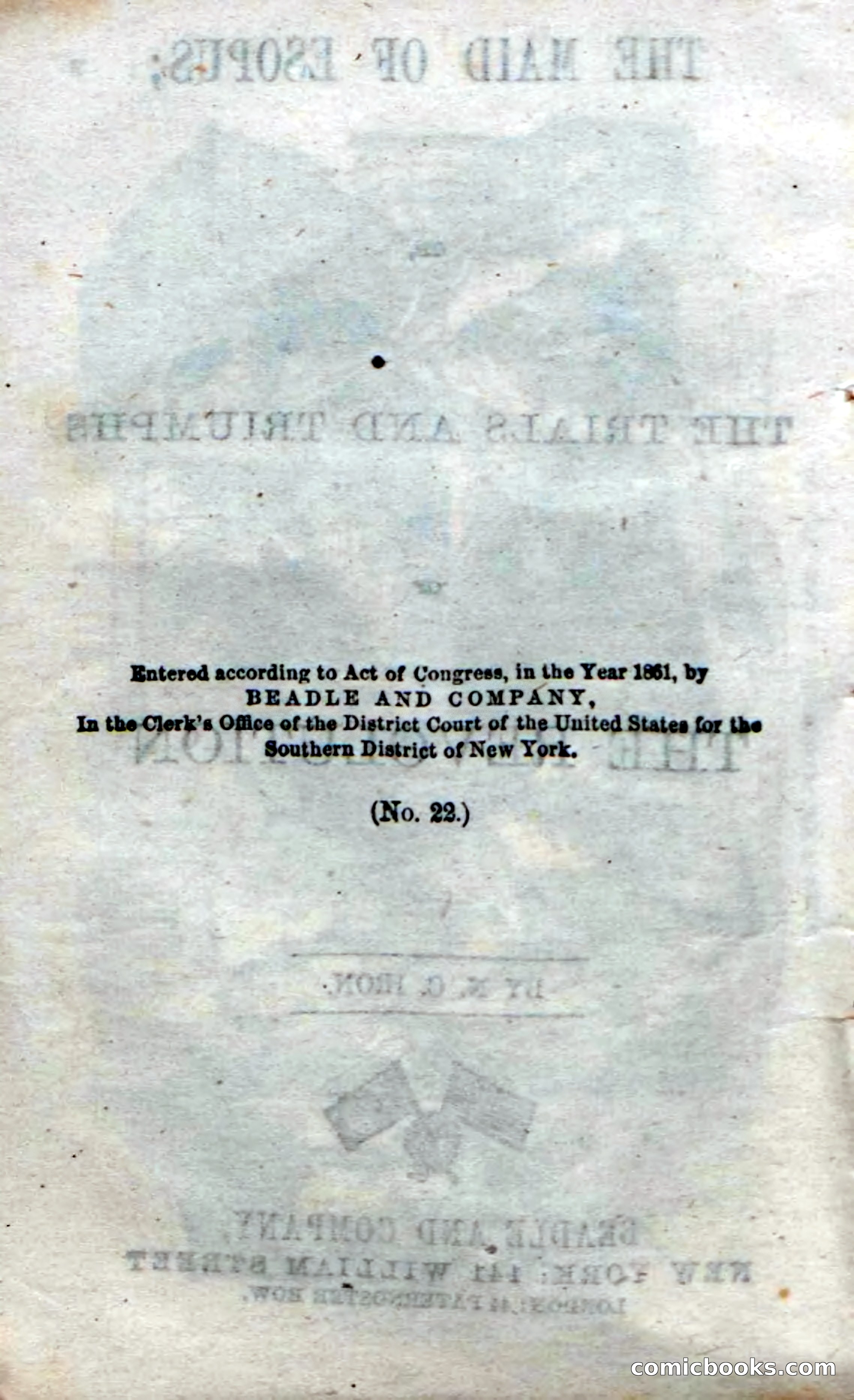 Beadle's Dime Novels No. 22: The Maid of Esopus — page 6 of 100