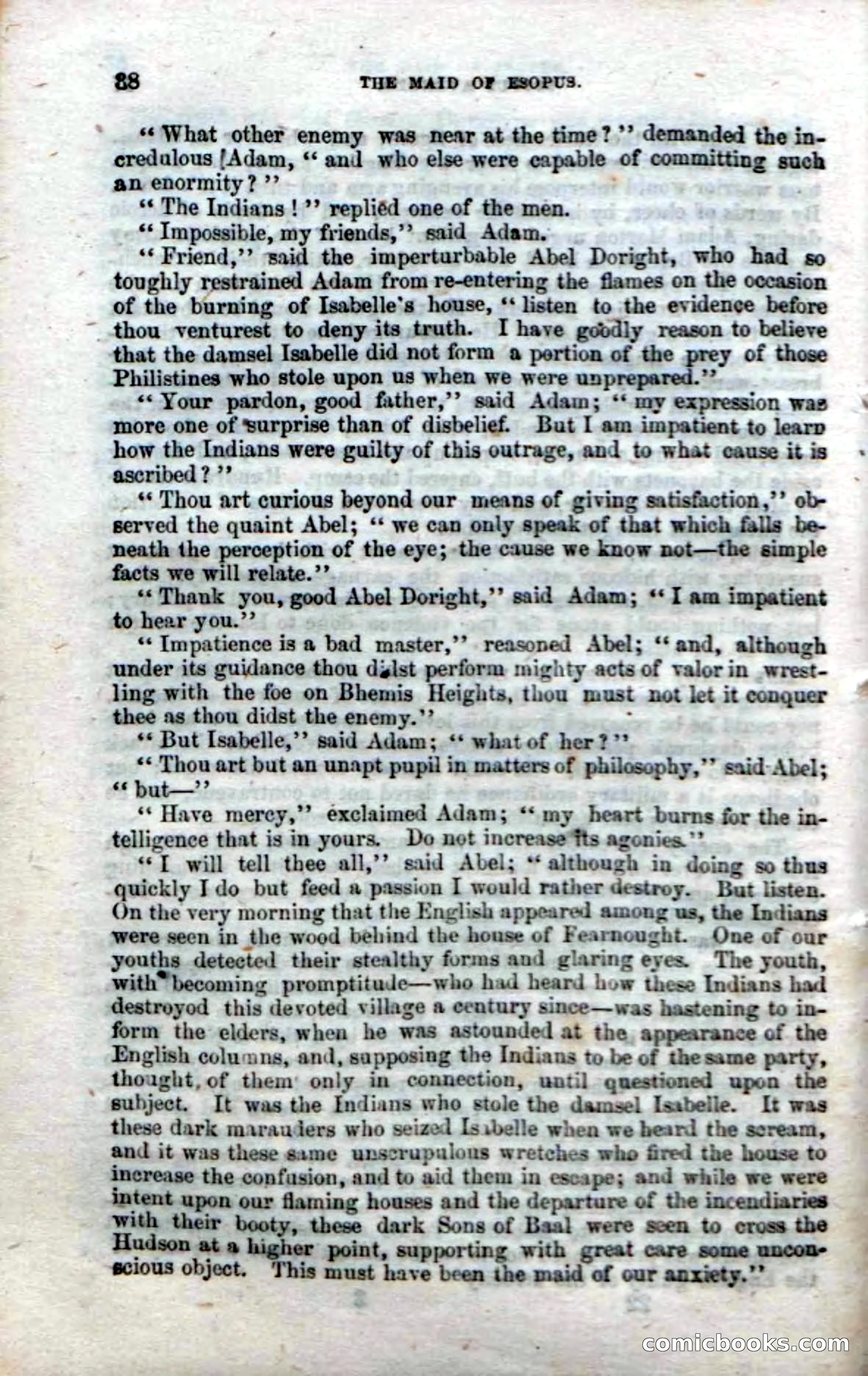 Beadle's Dime Novels No. 22: The Maid of Esopus — page 36 of 100
