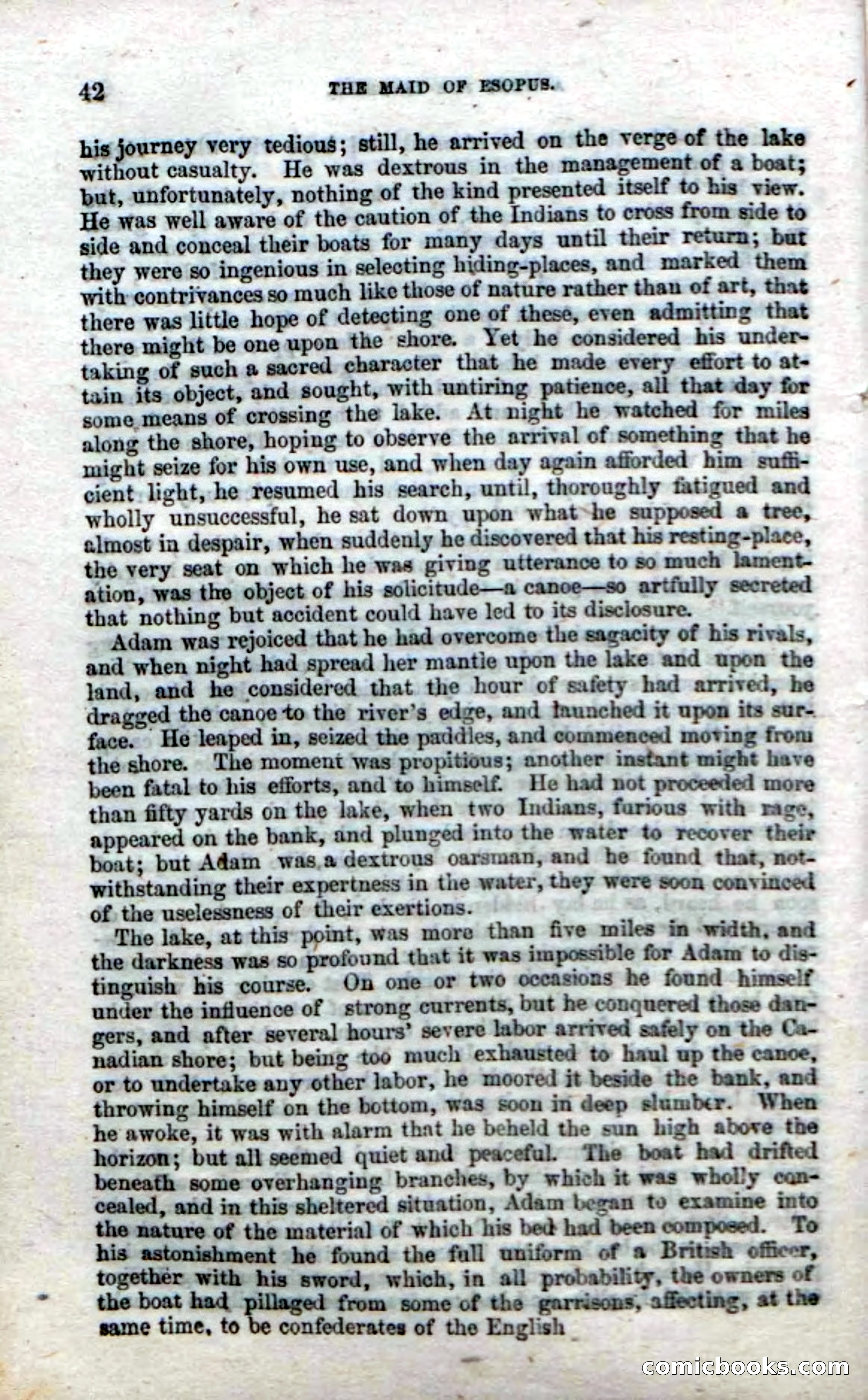 Beadle's Dime Novels No. 22: The Maid of Esopus — page 40 of 100