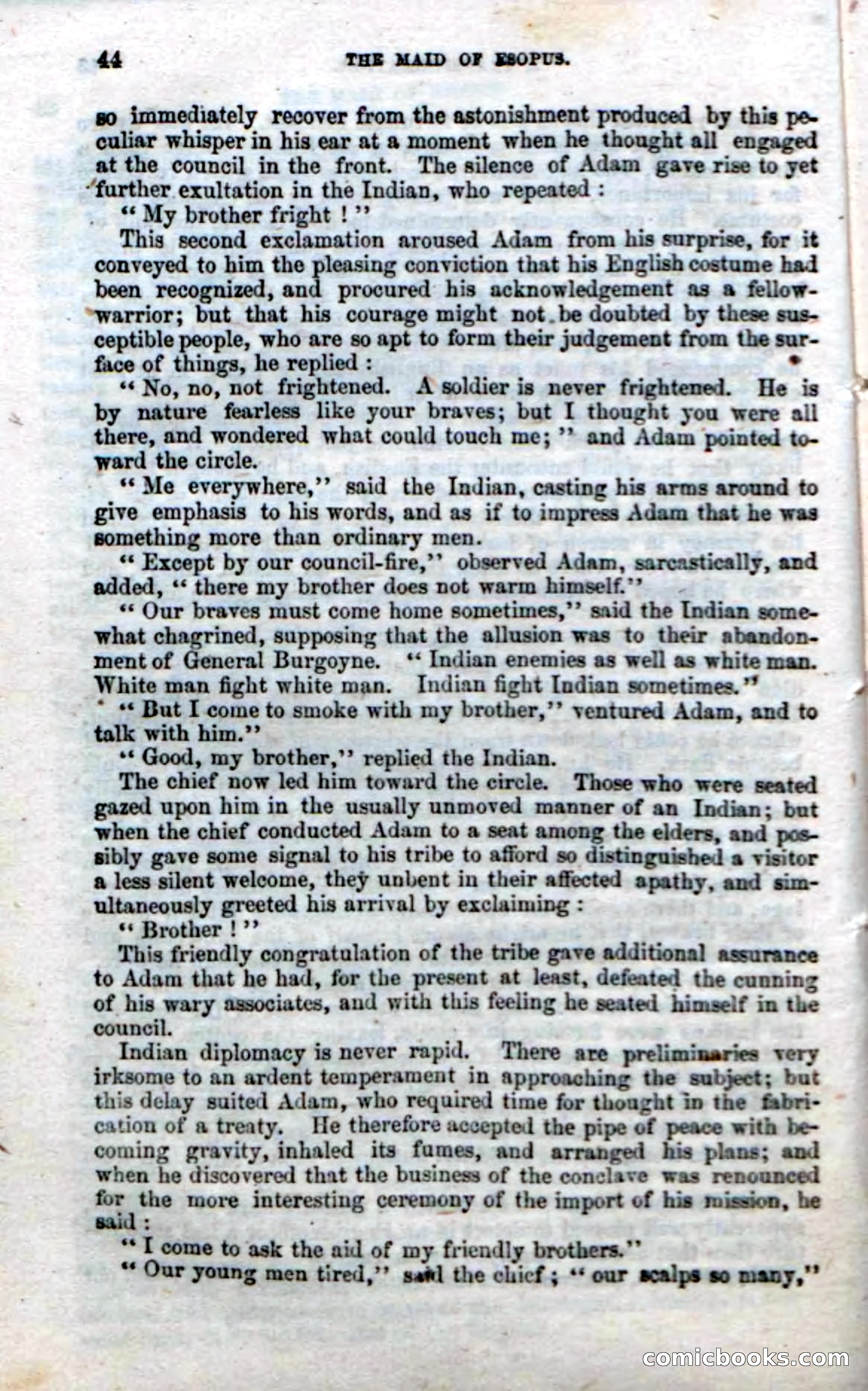 Beadle's Dime Novels No. 22: The Maid of Esopus — page 42 of 100