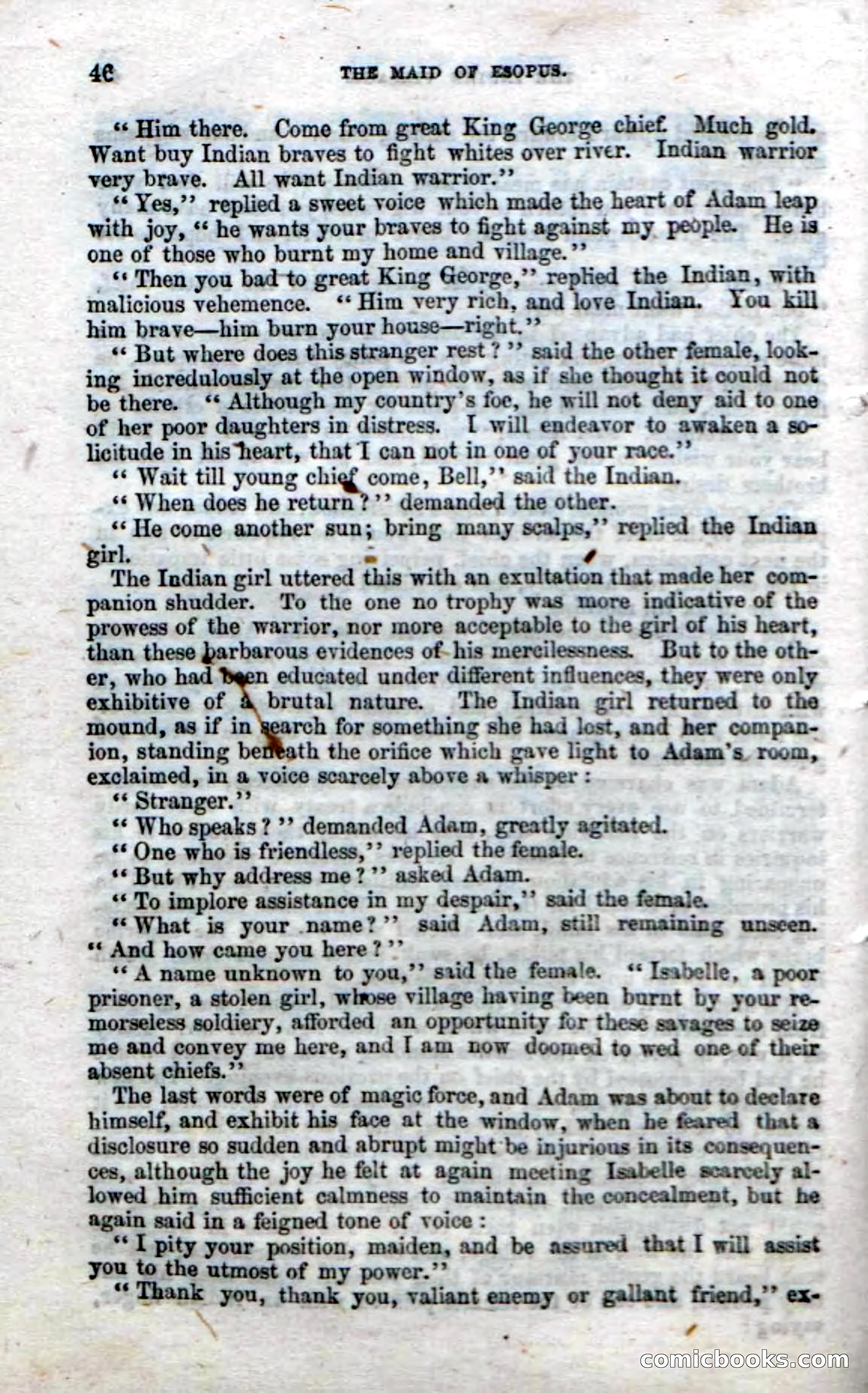 Beadle's Dime Novels No. 22: The Maid of Esopus — page 44 of 100