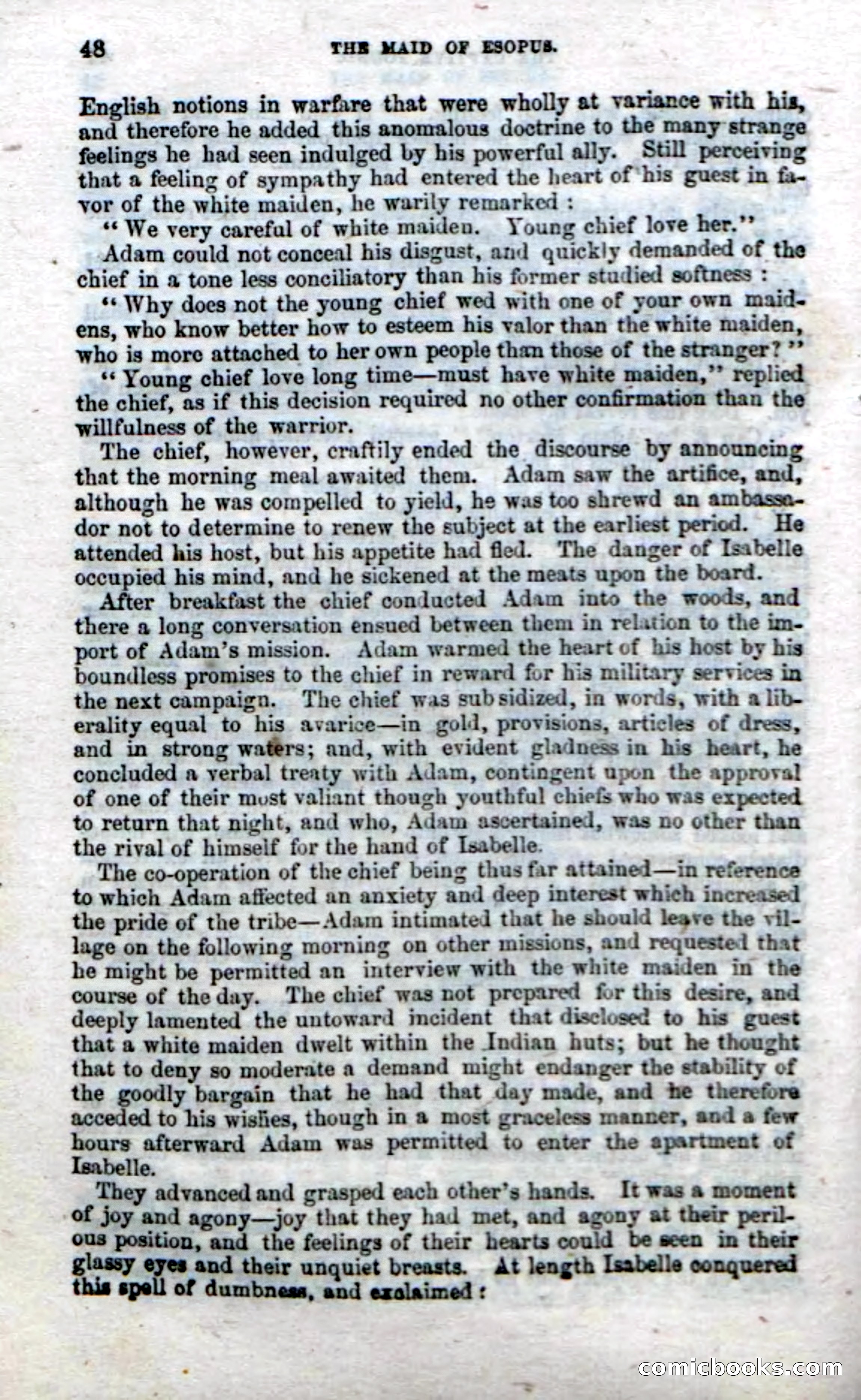 Beadle's Dime Novels No. 22: The Maid of Esopus — page 46 of 100