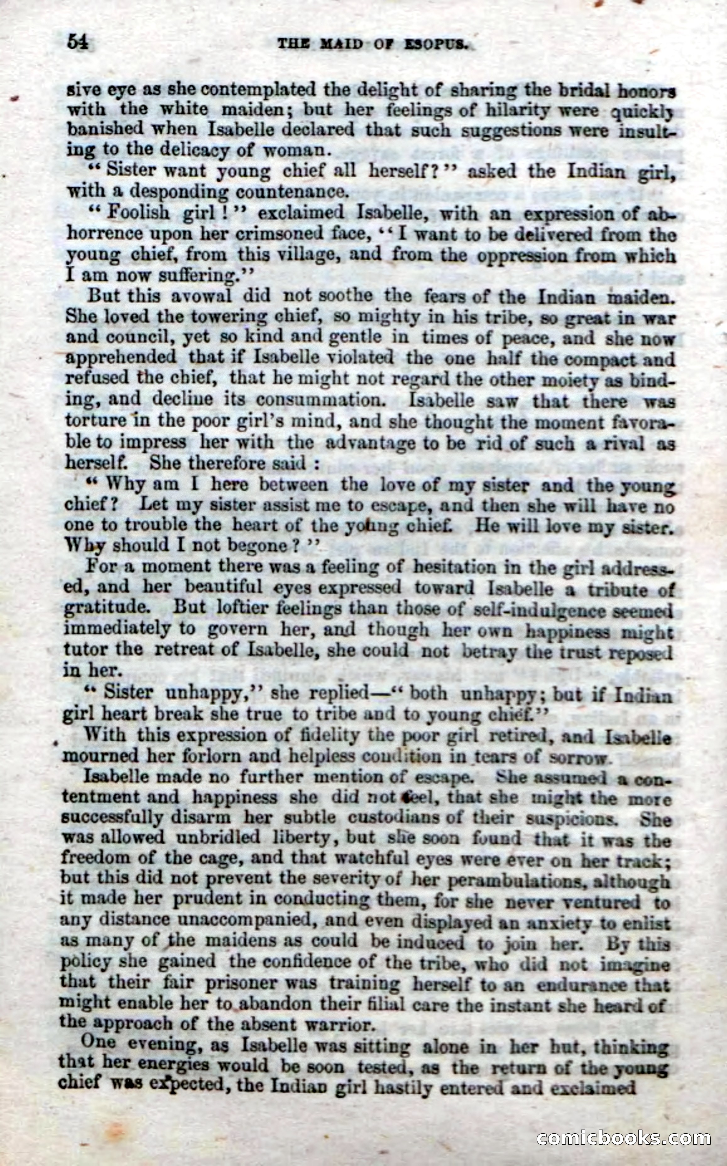 Beadle's Dime Novels No. 22: The Maid of Esopus — page 52 of 100