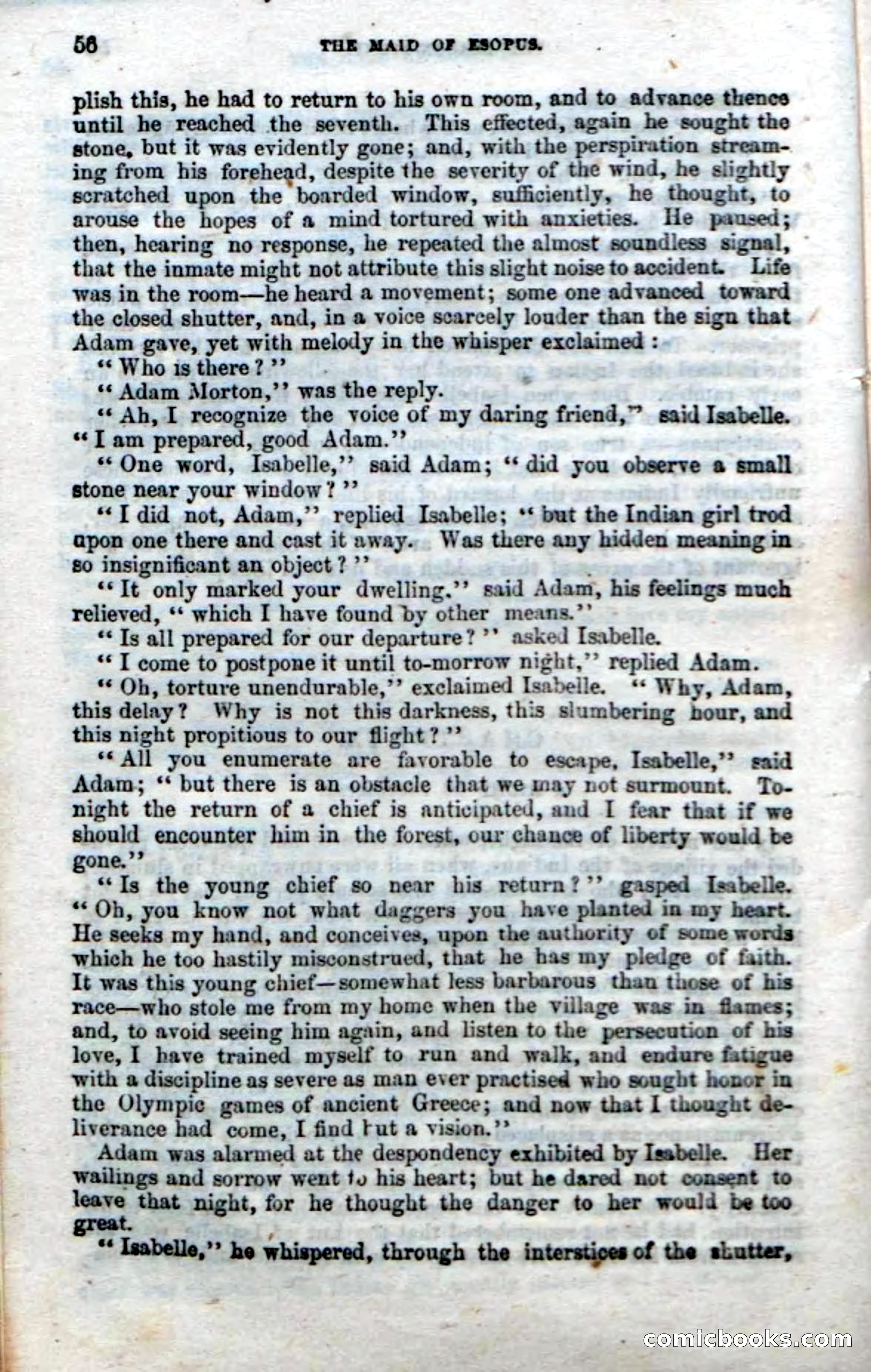 Beadle's Dime Novels No. 22: The Maid of Esopus — page 54 of 100