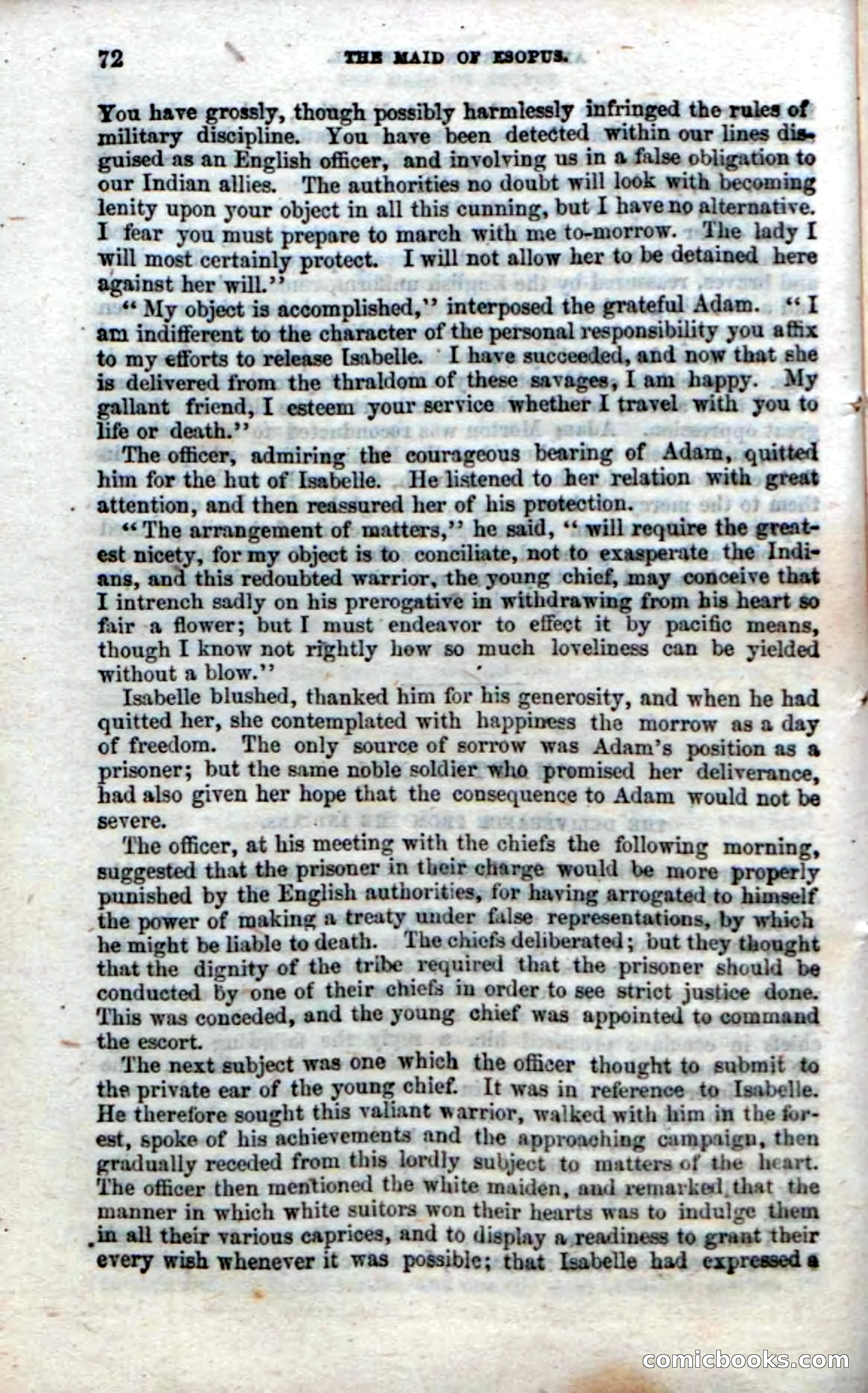 Beadle's Dime Novels No. 22: The Maid of Esopus — page 70 of 100