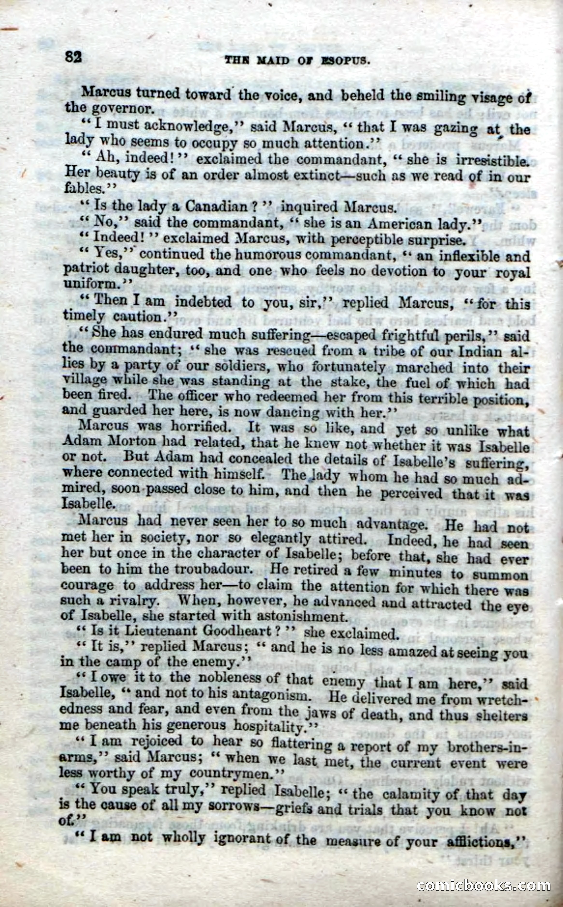 Beadle's Dime Novels No. 22: The Maid of Esopus — page 80 of 100