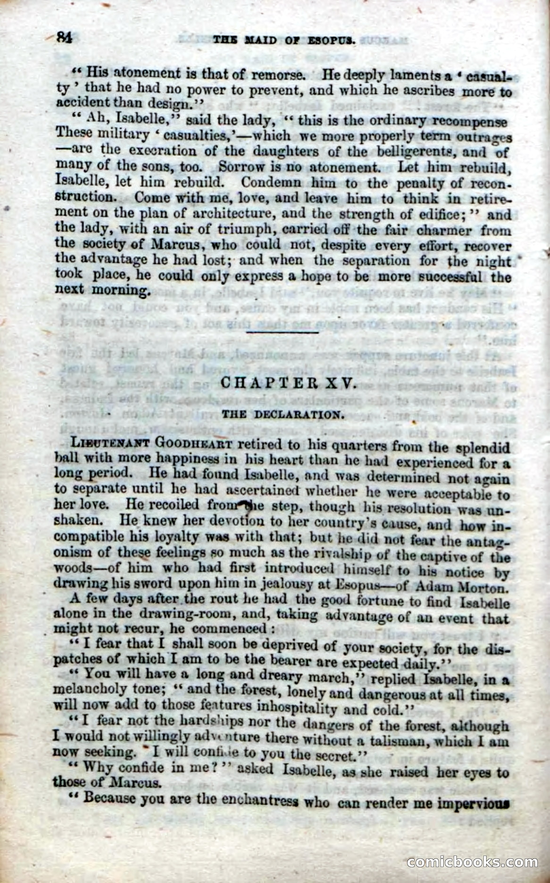 Beadle's Dime Novels No. 22: The Maid of Esopus — page 82 of 100