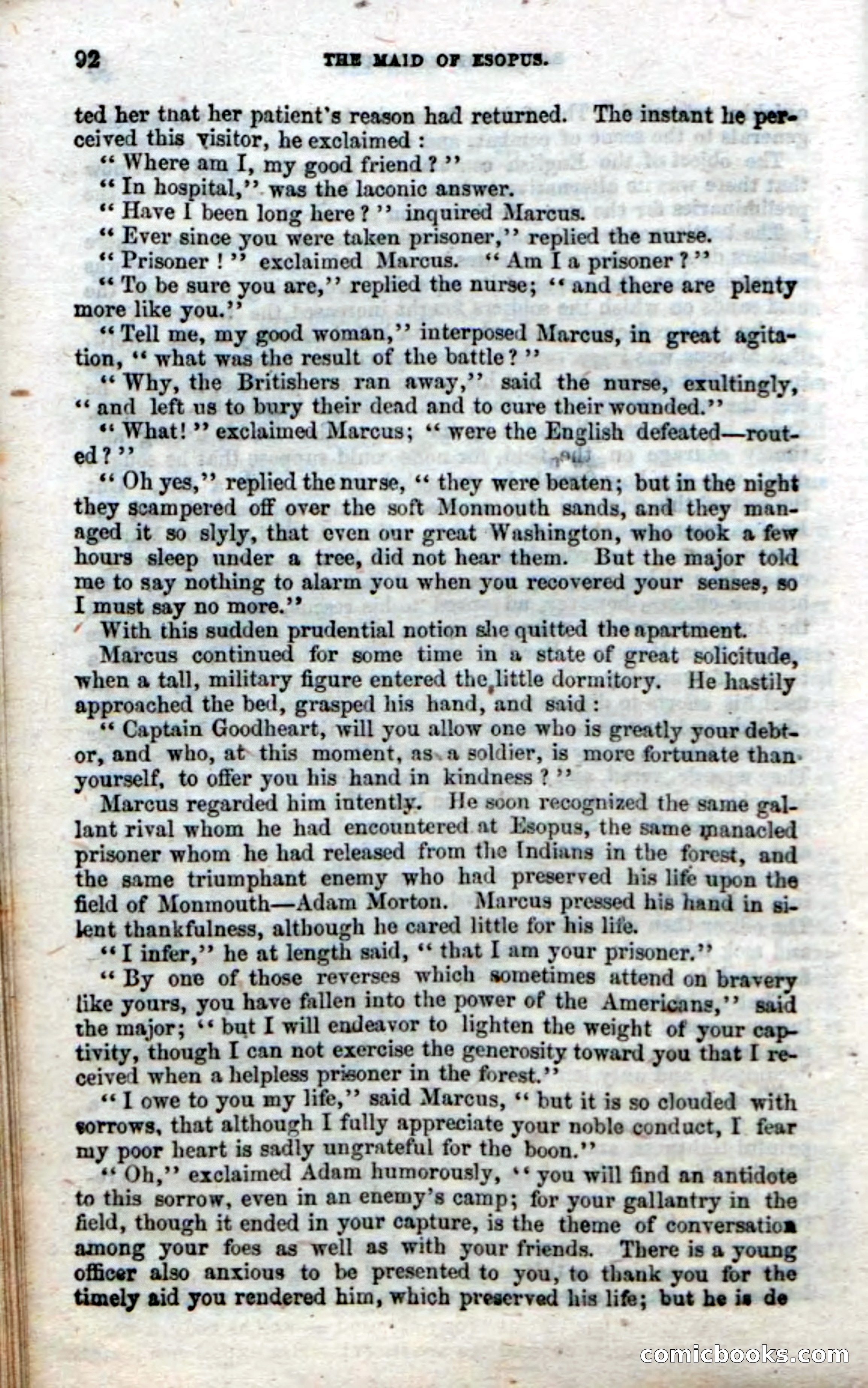 Beadle's Dime Novels No. 22: The Maid of Esopus — page 90 of 100