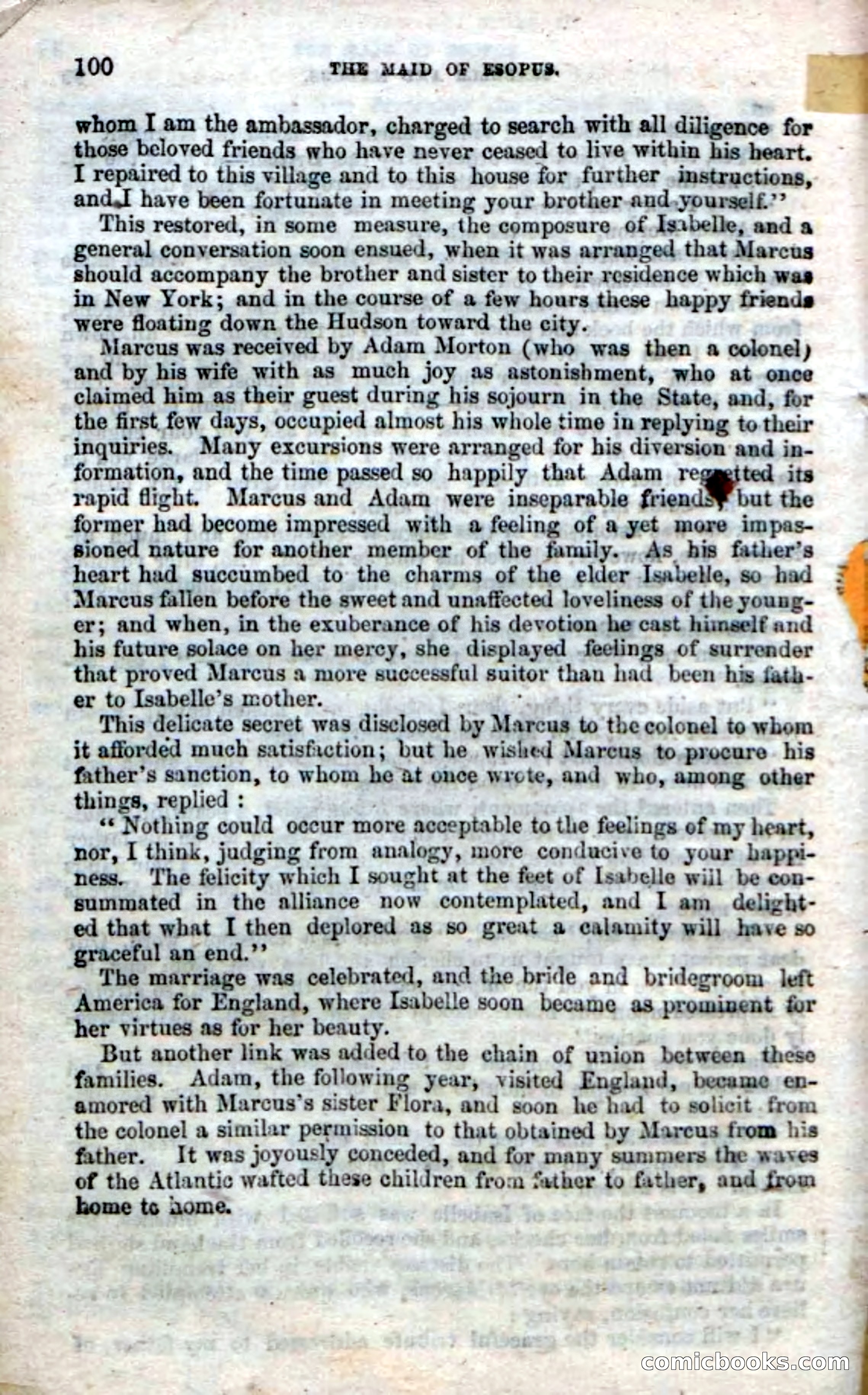 Beadle's Dime Novels No. 22: The Maid of Esopus — page 98 of 100