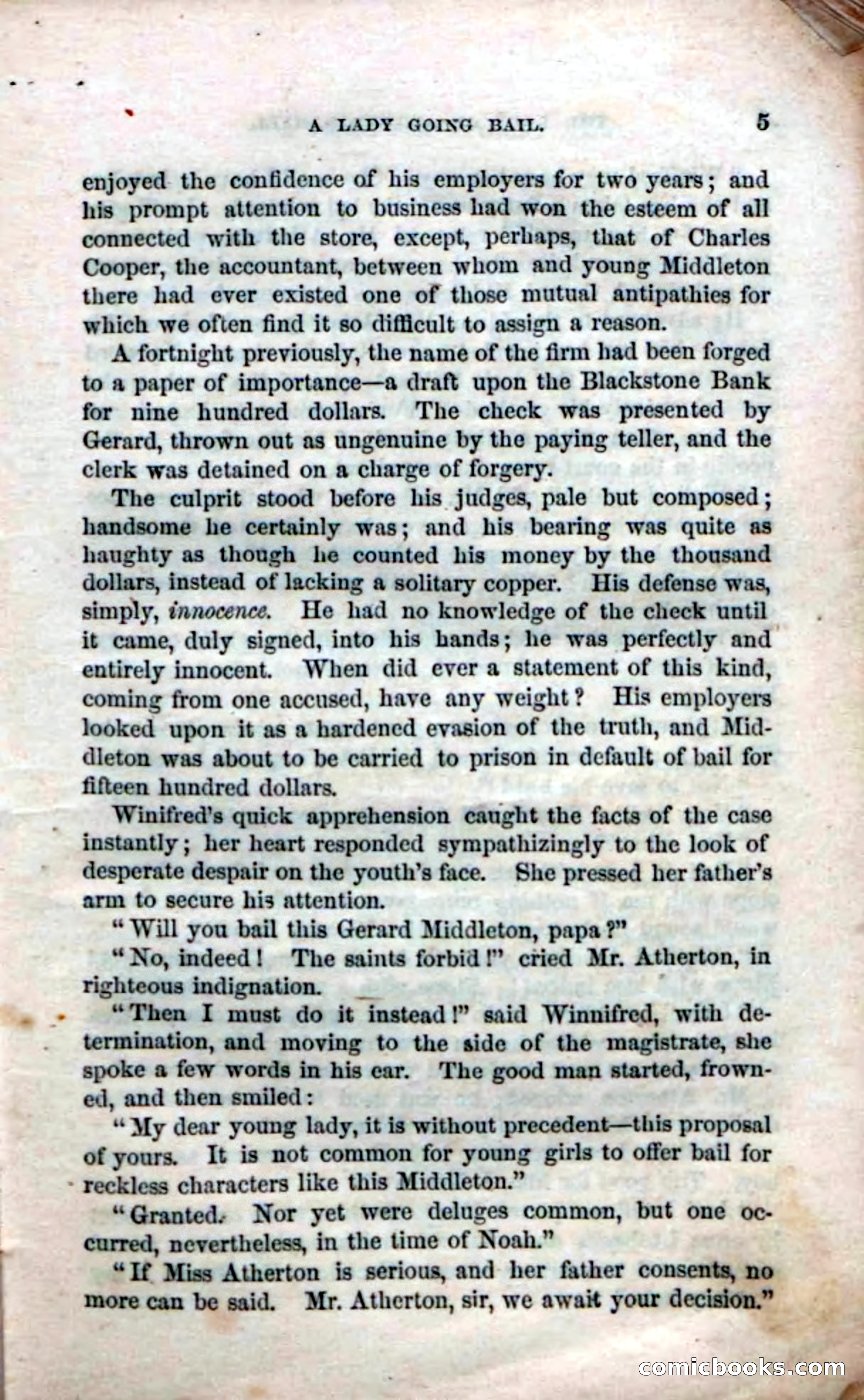 Beadle's Dime Novels No. 23 — page 7 of 139
