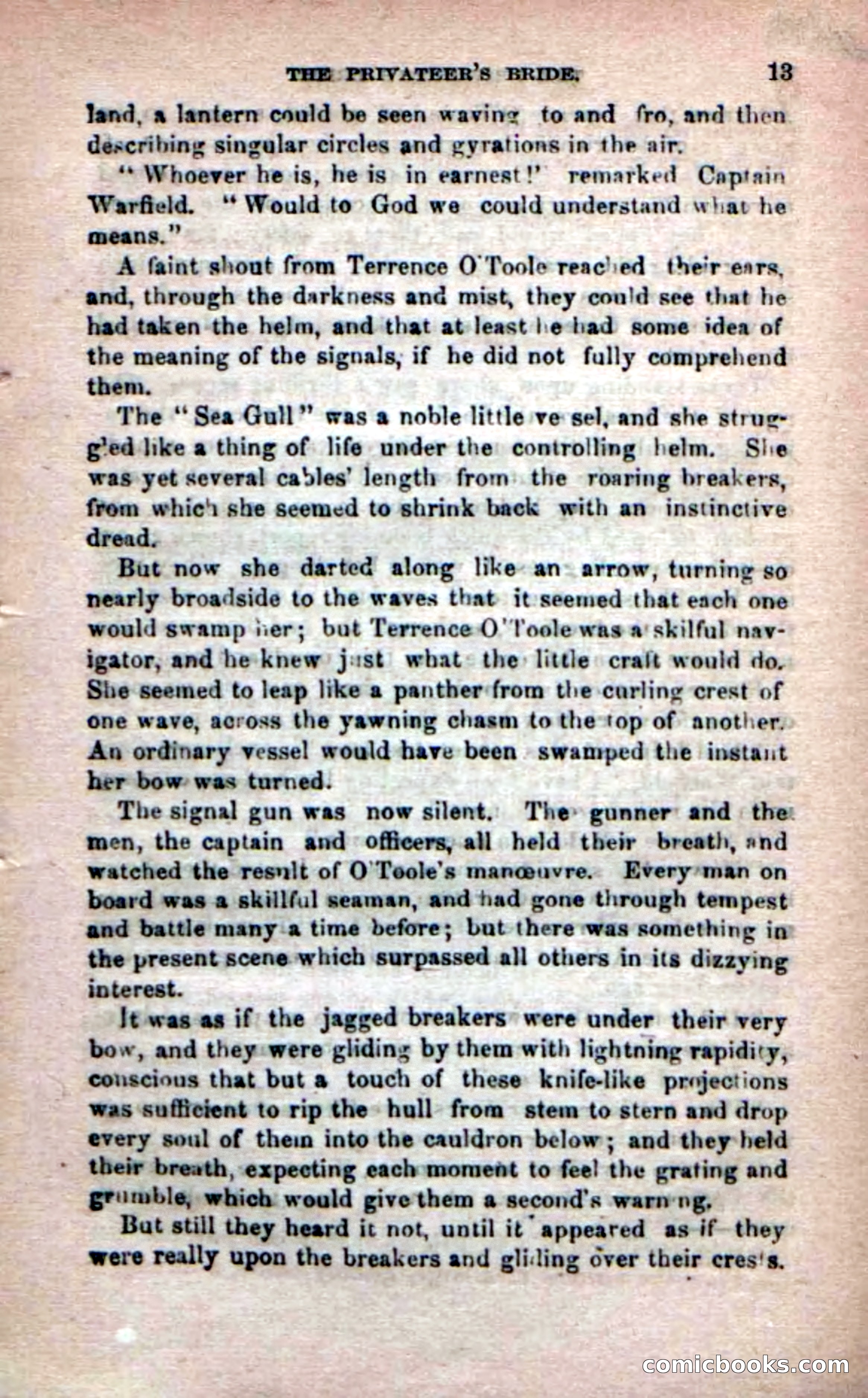 Beadle's Dime Novels No. 233: The Privateer's Bride — page 11 of 100
