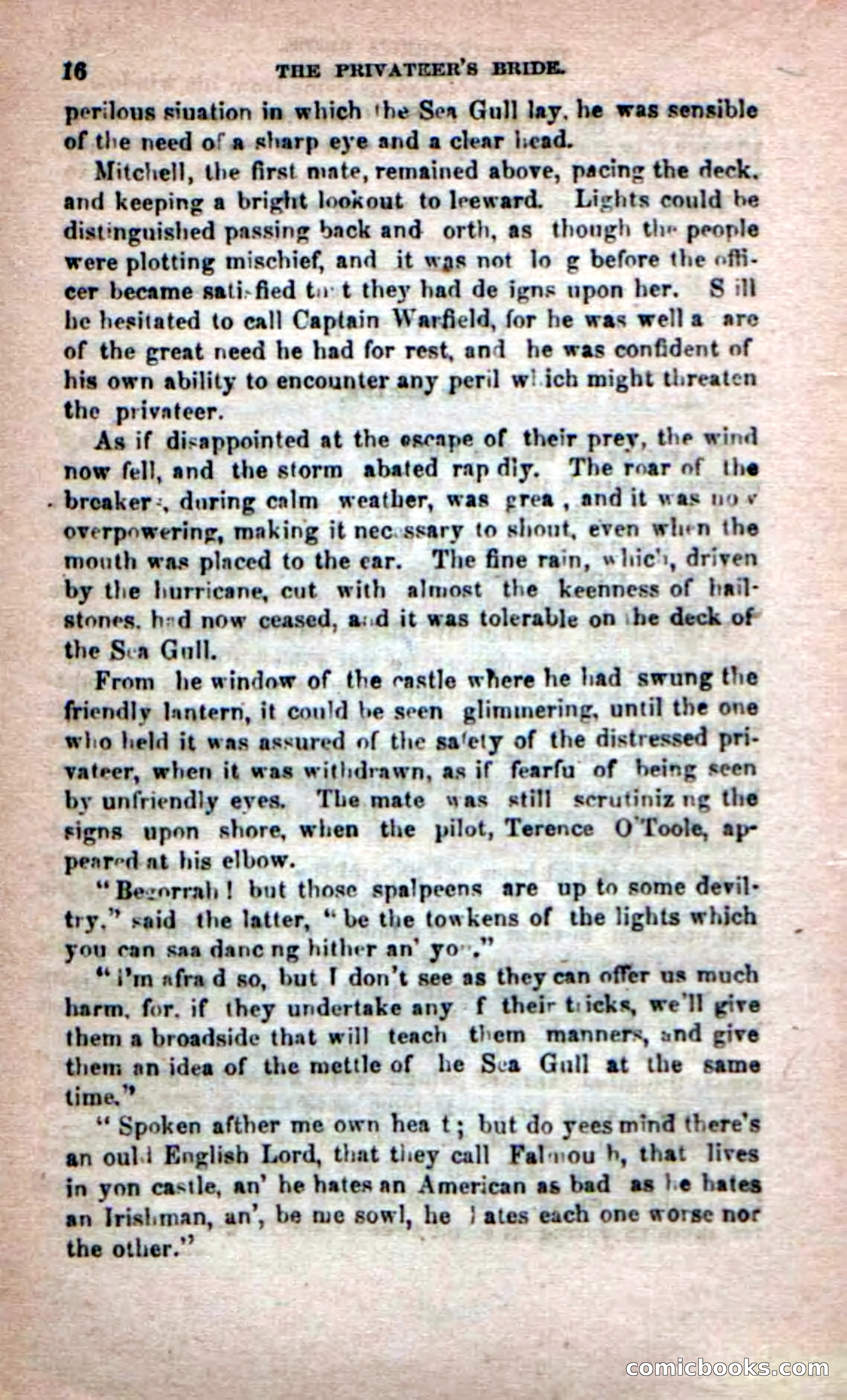 Beadle's Dime Novels No. 233: The Privateer's Bride — page 14 of 100