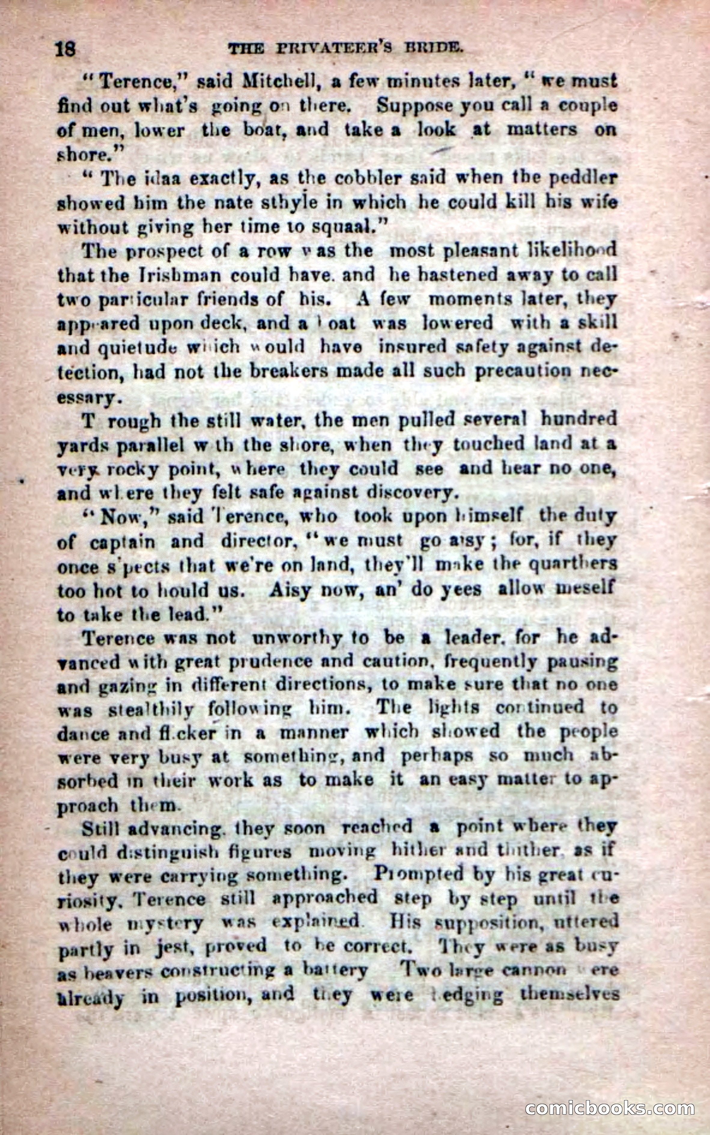 Beadle's Dime Novels No. 233: The Privateer's Bride — page 16 of 100