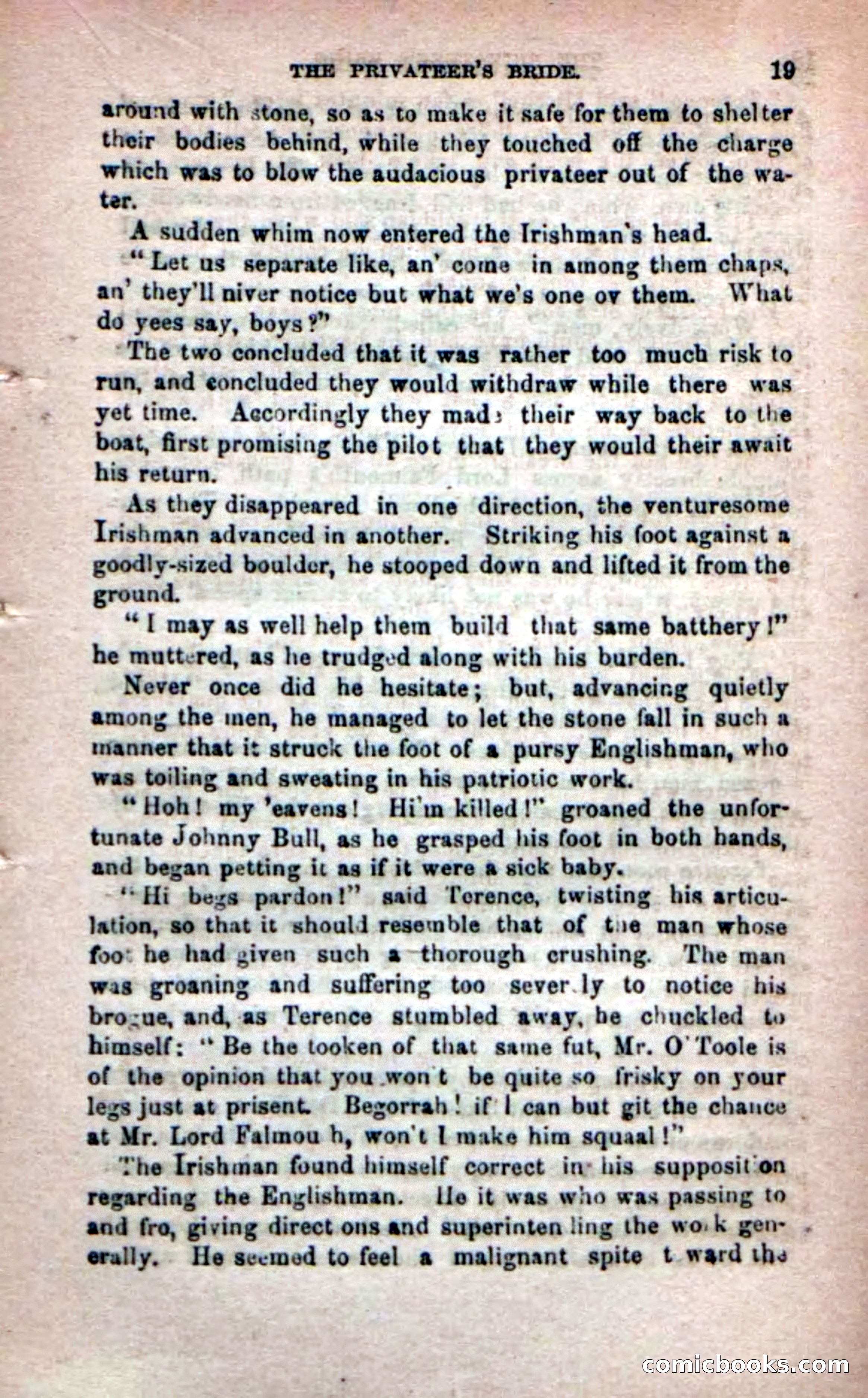 Beadle's Dime Novels No. 233: The Privateer's Bride — page 17 of 100