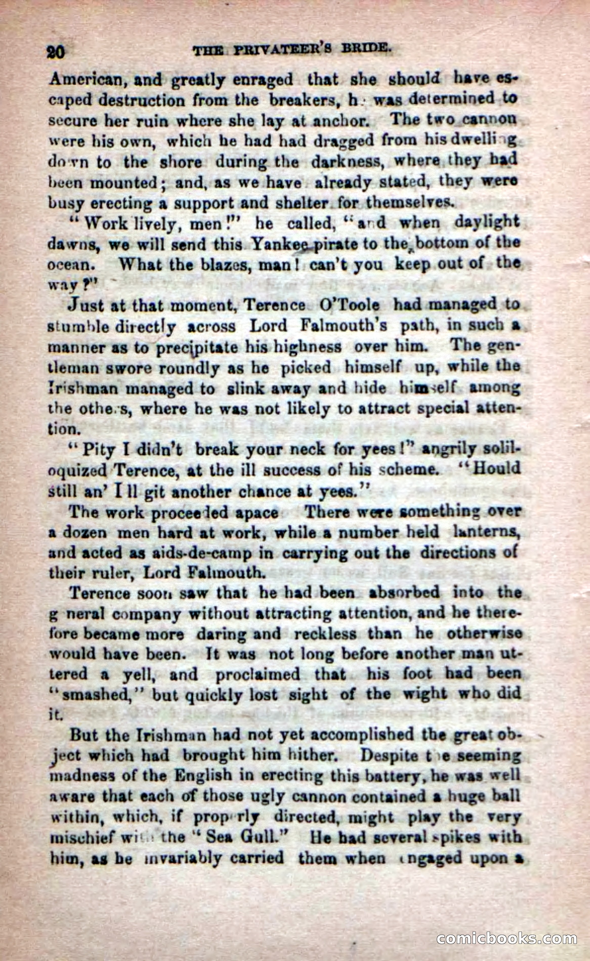 Beadle's Dime Novels No. 233: The Privateer's Bride — page 18 of 100