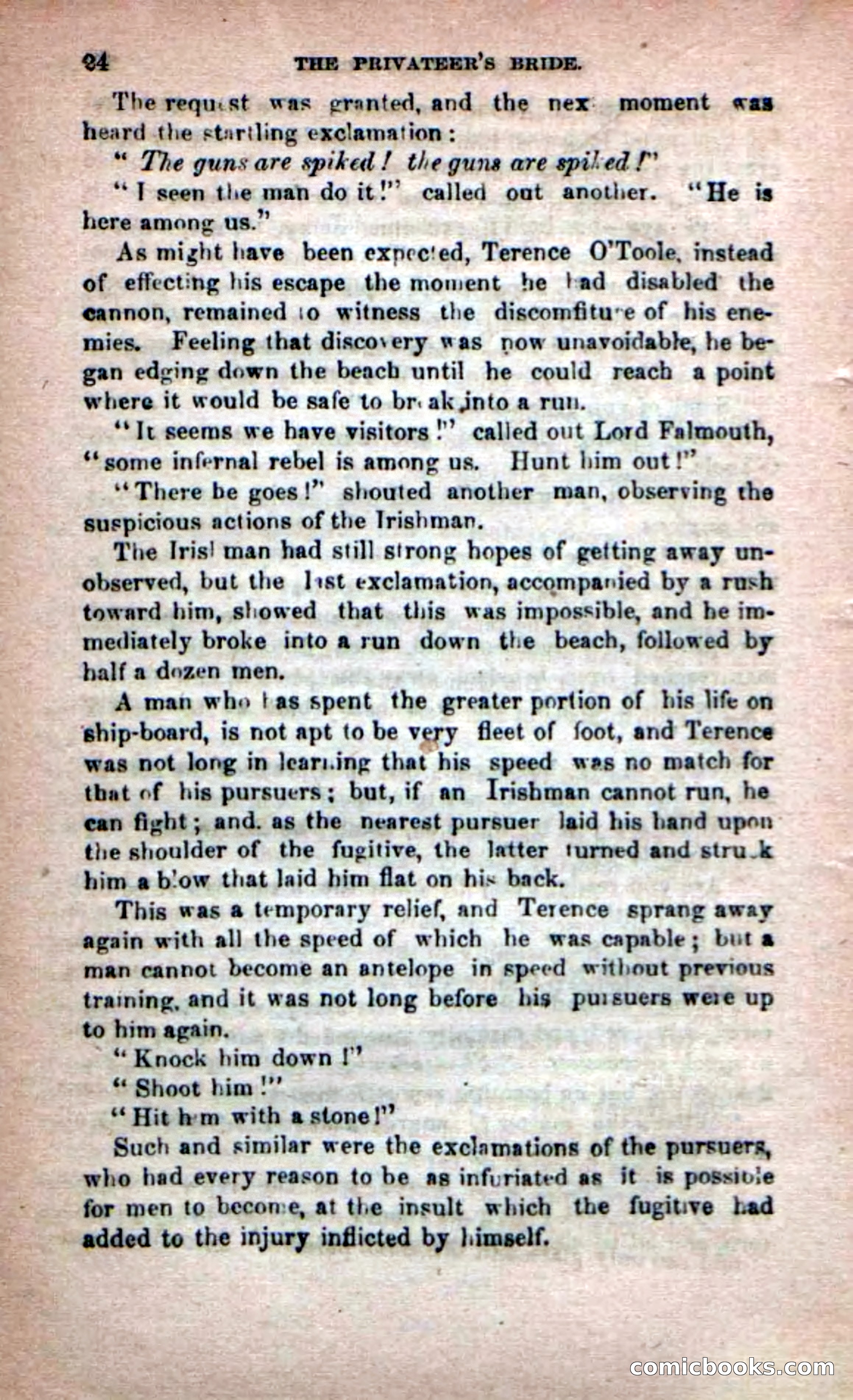 Beadle's Dime Novels No. 233: The Privateer's Bride — page 22 of 100